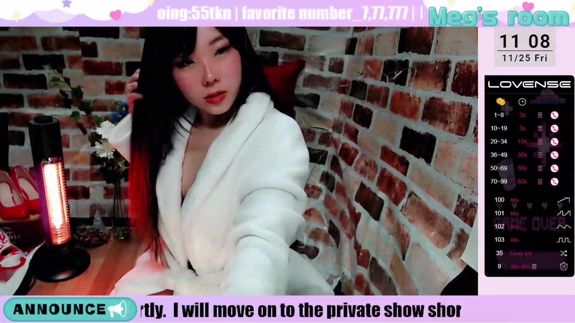 Gallery image thumbnail from Meg_s2's myfreecams stream on, 11/25/2022, 19:25 image 16 of 20