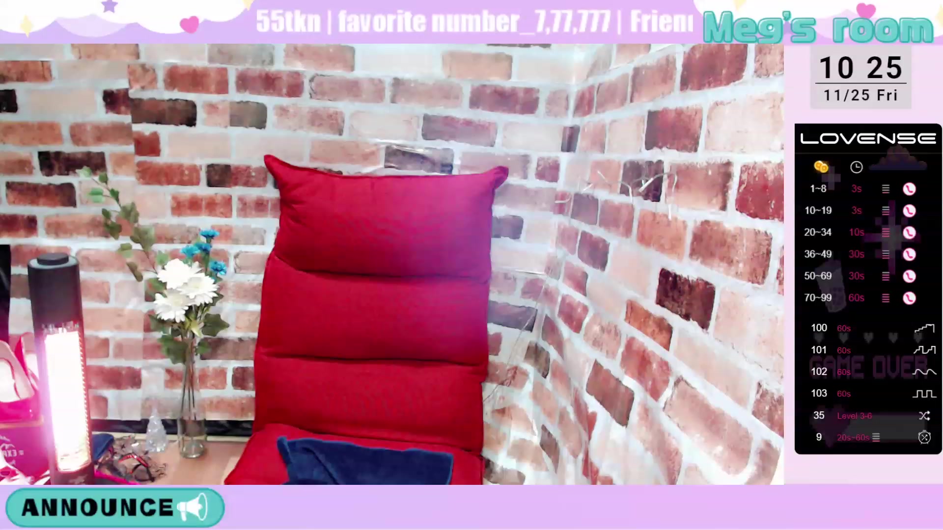 Gallery image thumbnail from Meg_s2's myfreecams stream on, 11/25/2022, 19:25 image 1 of 20