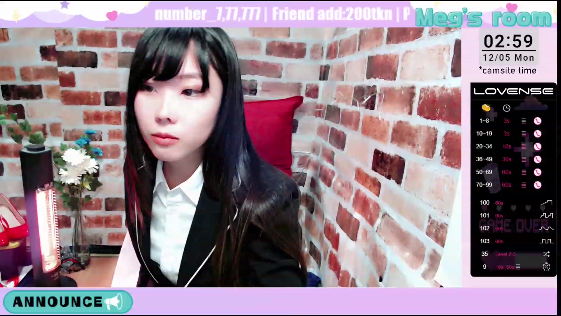 Gallery image thumbnail from Meg_s2's myfreecams stream on, 12/05/2022, 11:46 image 2 of 20