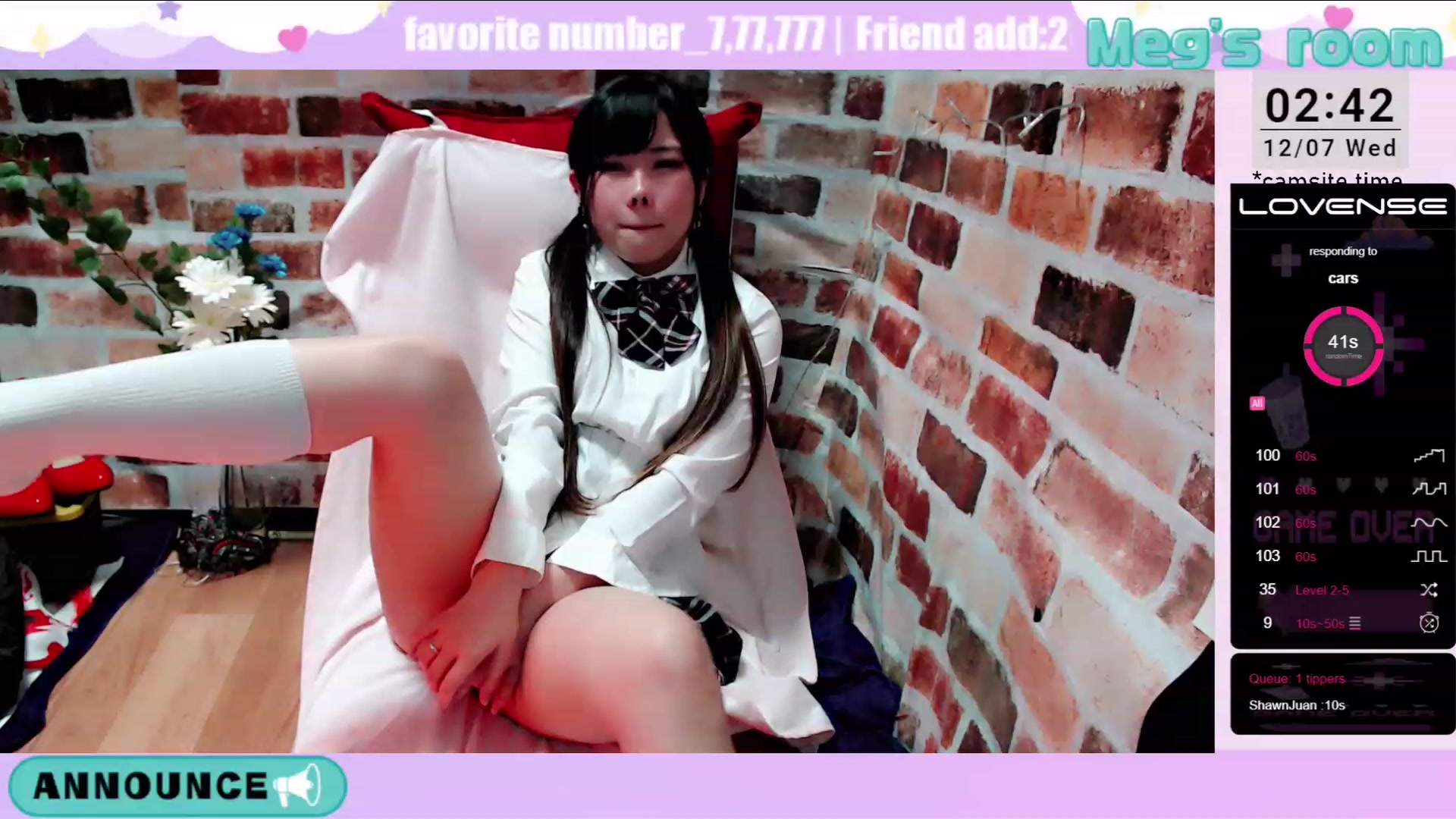 Gallery image thumbnail from Meg_s2's myfreecams stream on, 12/07/2022, 11:34 image 1 of 20