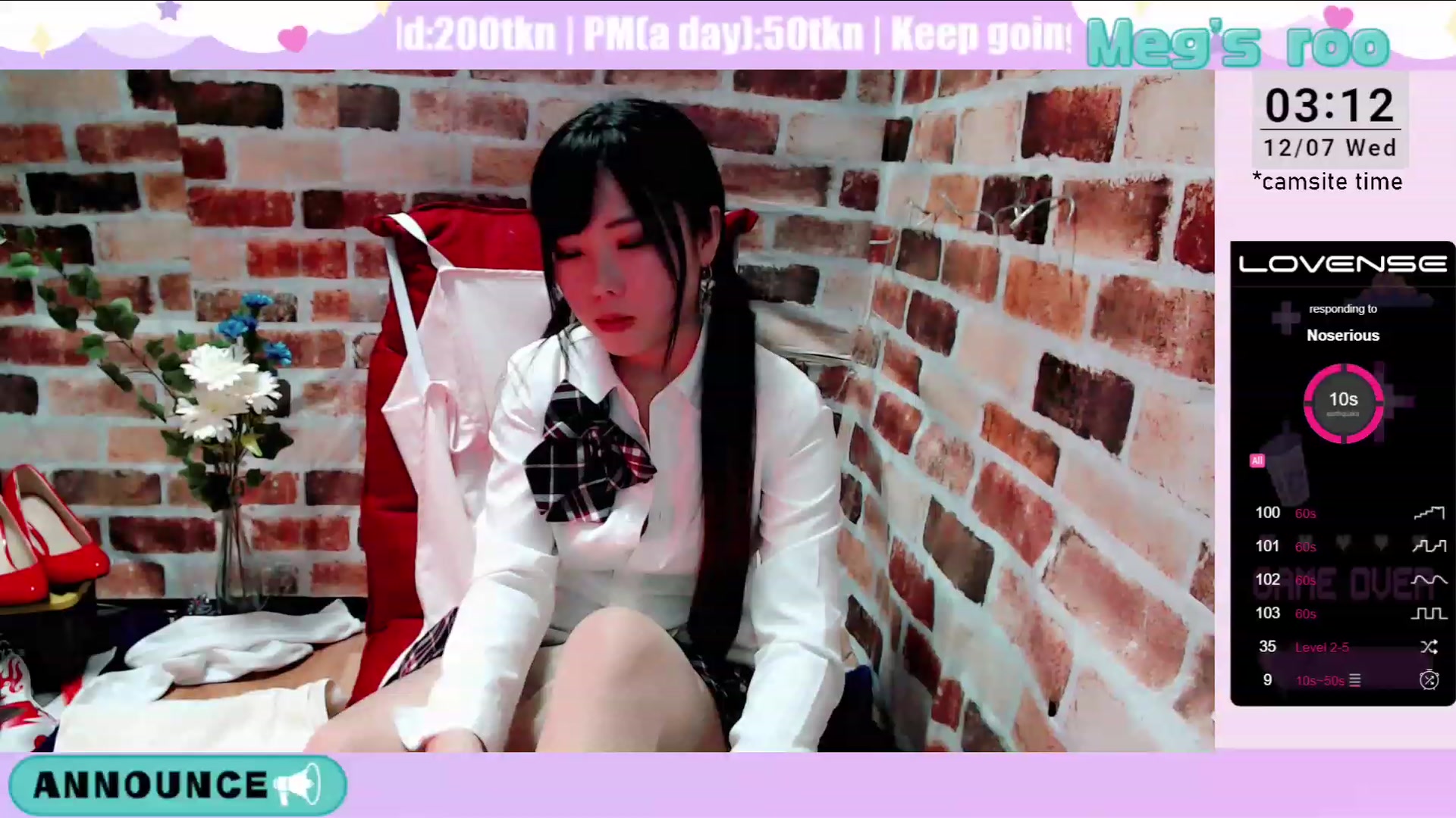 Gallery image thumbnail from Meg_s2's myfreecams stream on, 12/07/2022, 11:34 image 13 of 20