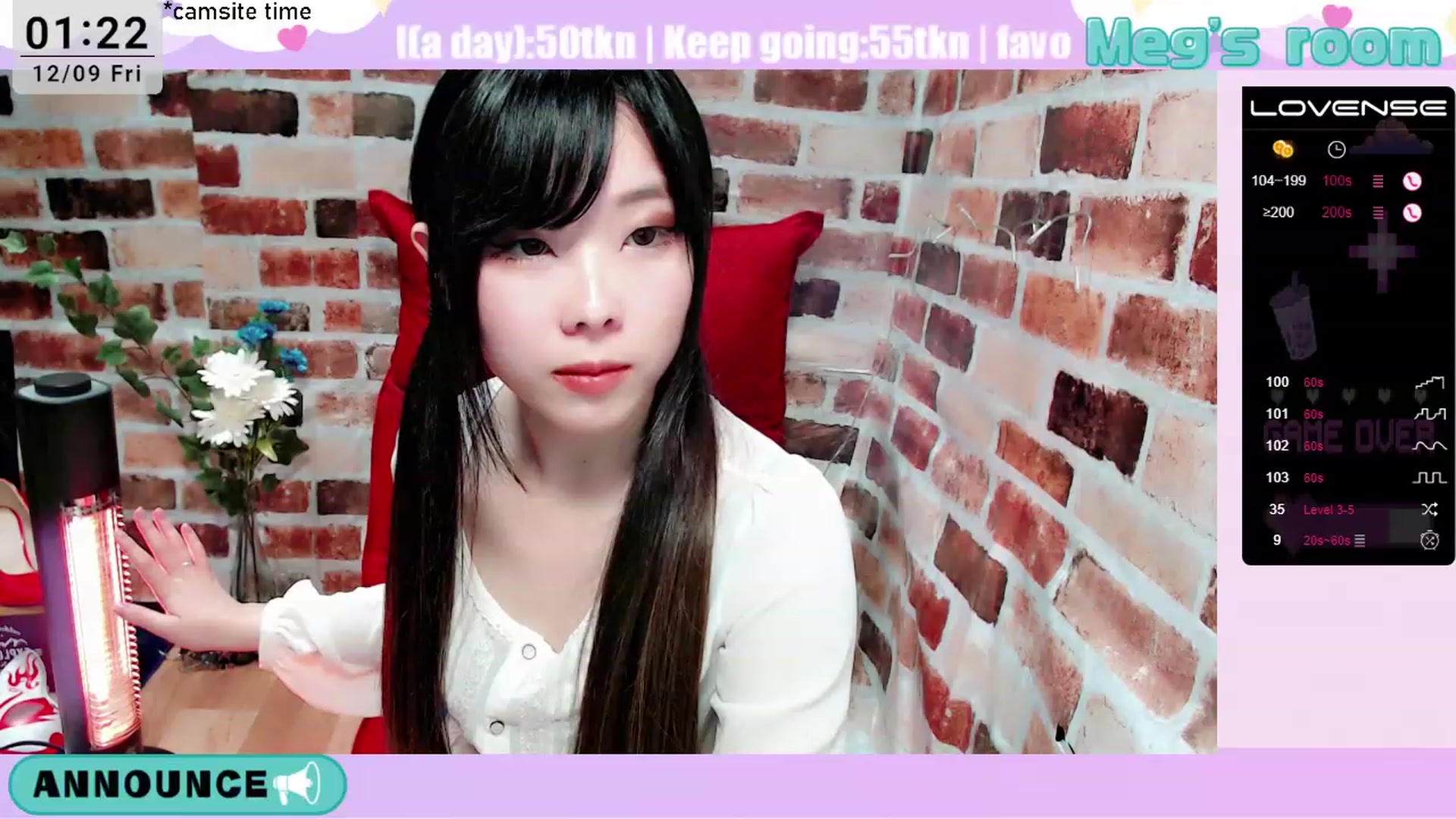 Gallery image thumbnail from Meg_s2's myfreecams stream on, 12/09/2022, 09:46 image 1 of 20