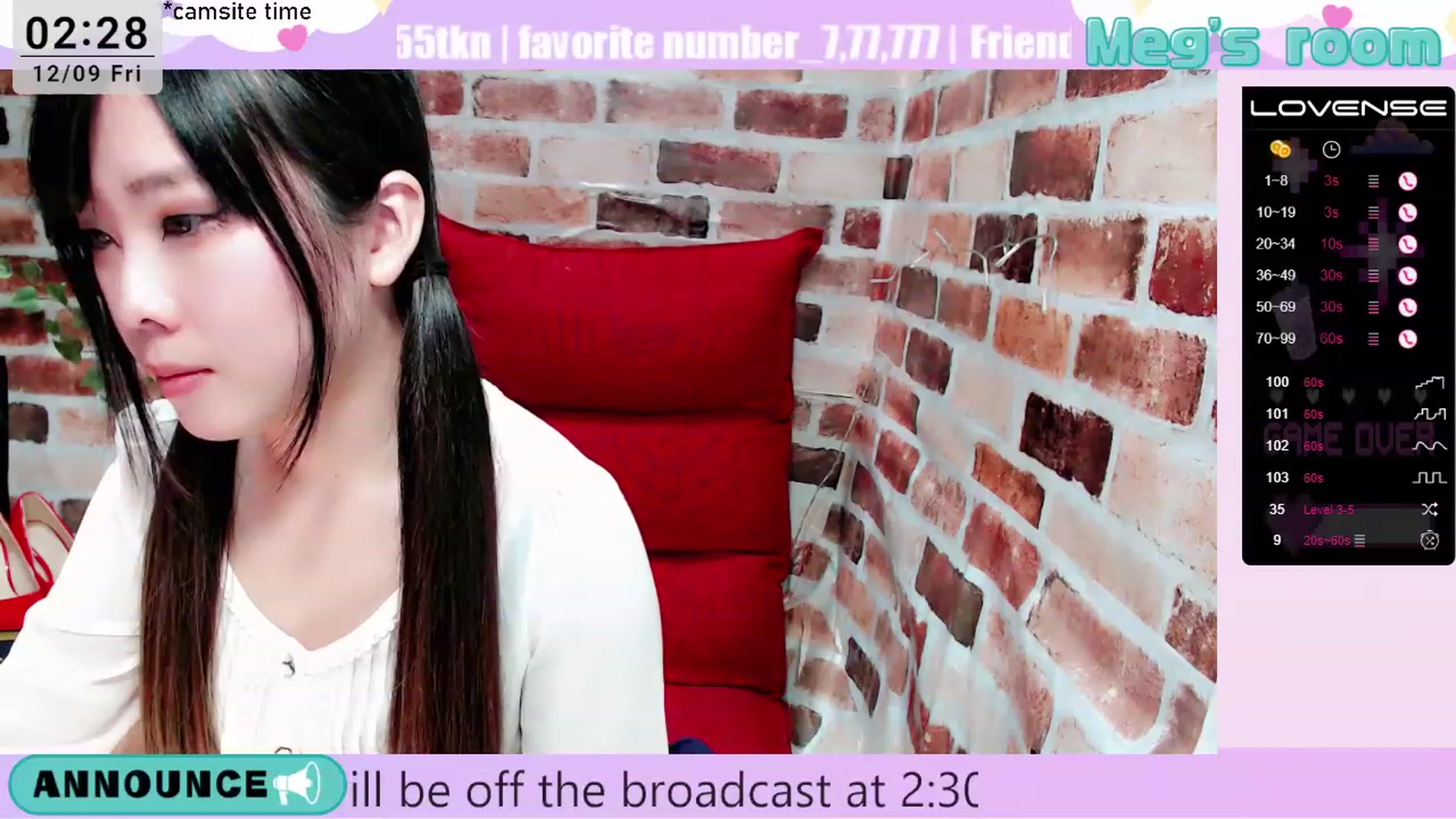 Gallery image thumbnail from Meg_s2's myfreecams stream on, 12/09/2022, 10:34 image 17 of 20