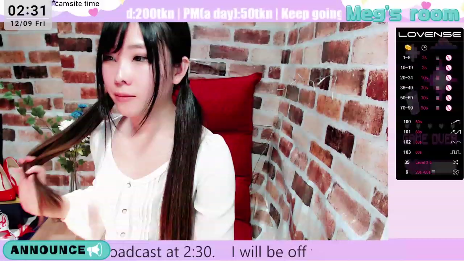 Gallery image thumbnail from Meg_s2's myfreecams stream on, 12/09/2022, 10:34 image 19 of 20