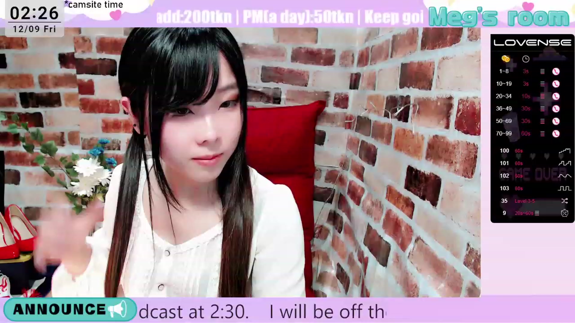 Gallery image thumbnail from Meg_s2's myfreecams stream on, 12/09/2022, 10:34 image 15 of 20