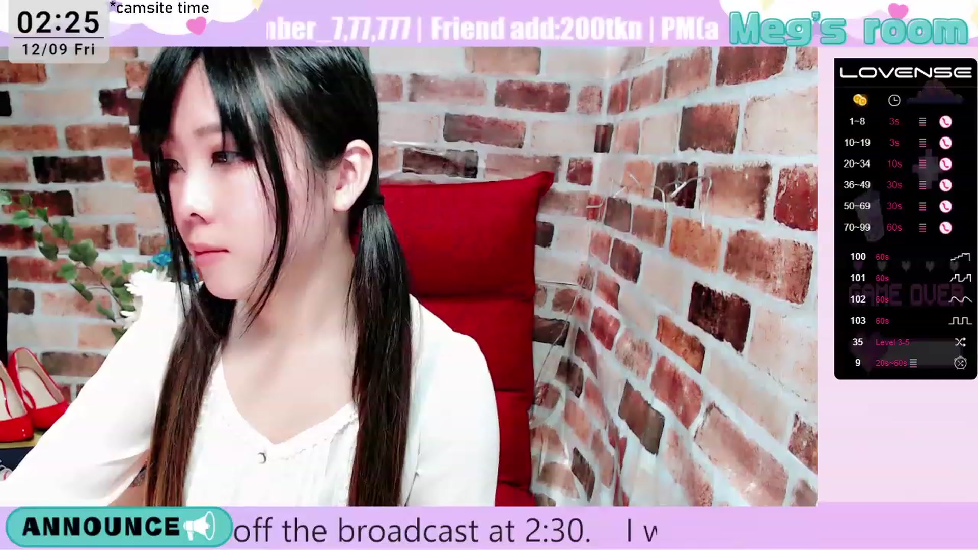 Gallery image thumbnail from Meg_s2's myfreecams stream on, 12/09/2022, 10:34 image 14 of 20
