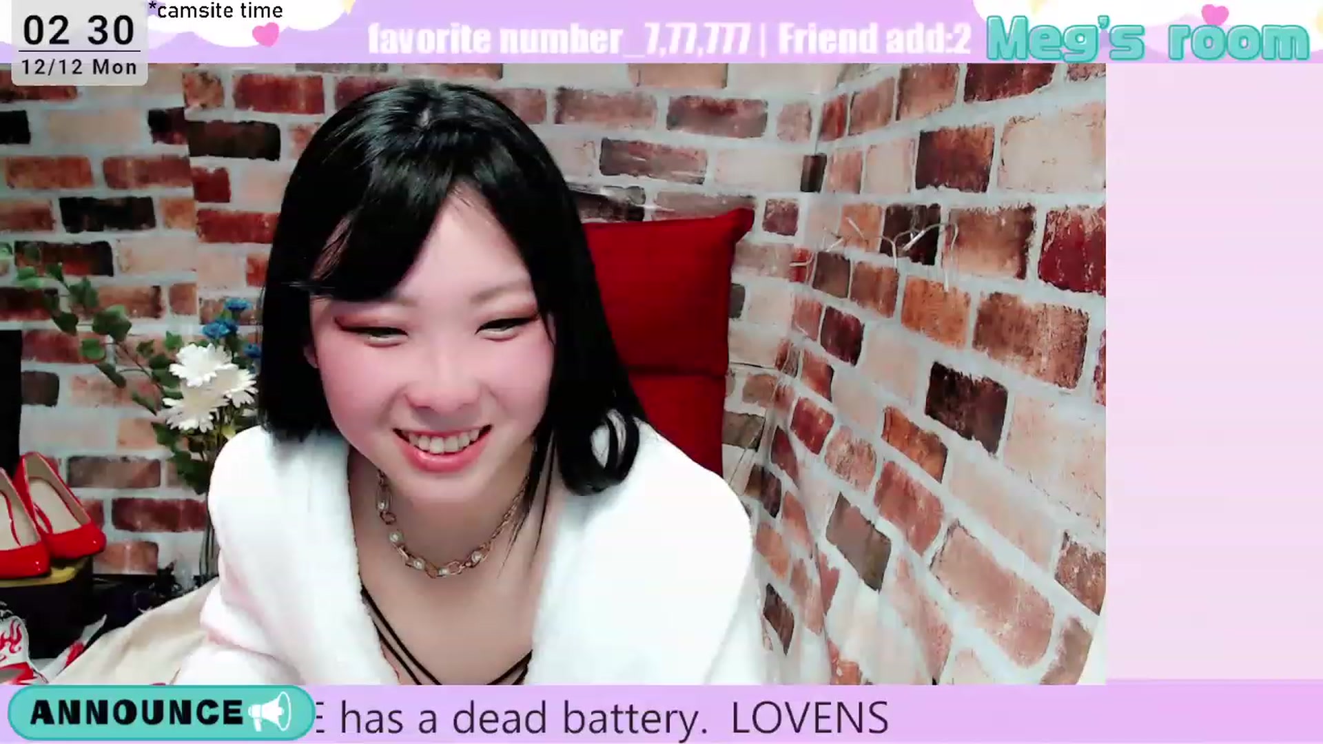 Gallery image thumbnail from Meg_s2's myfreecams stream on, 12/12/2022, 10:48 image 10 of 20