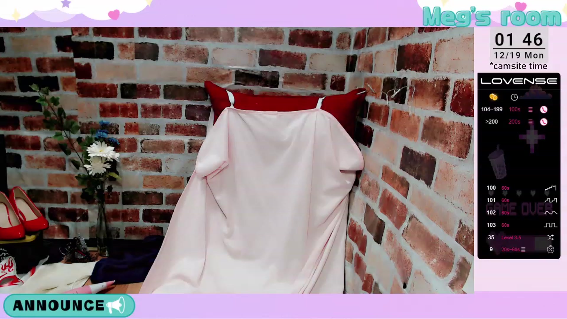 Gallery image thumbnail from Meg_s2's myfreecams stream on, 12/19/2022, 10:50 image 3 of 20