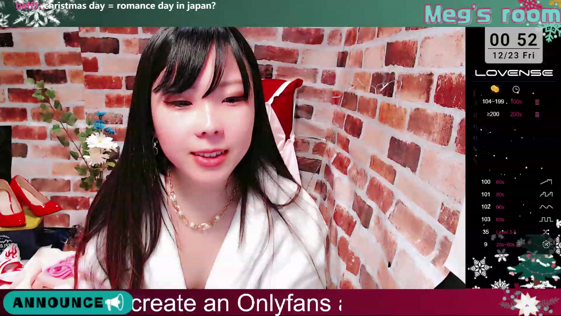 Gallery image thumbnail from Meg_s2's myfreecams stream on, 12/23/2022, 09:25 image 6 of 20