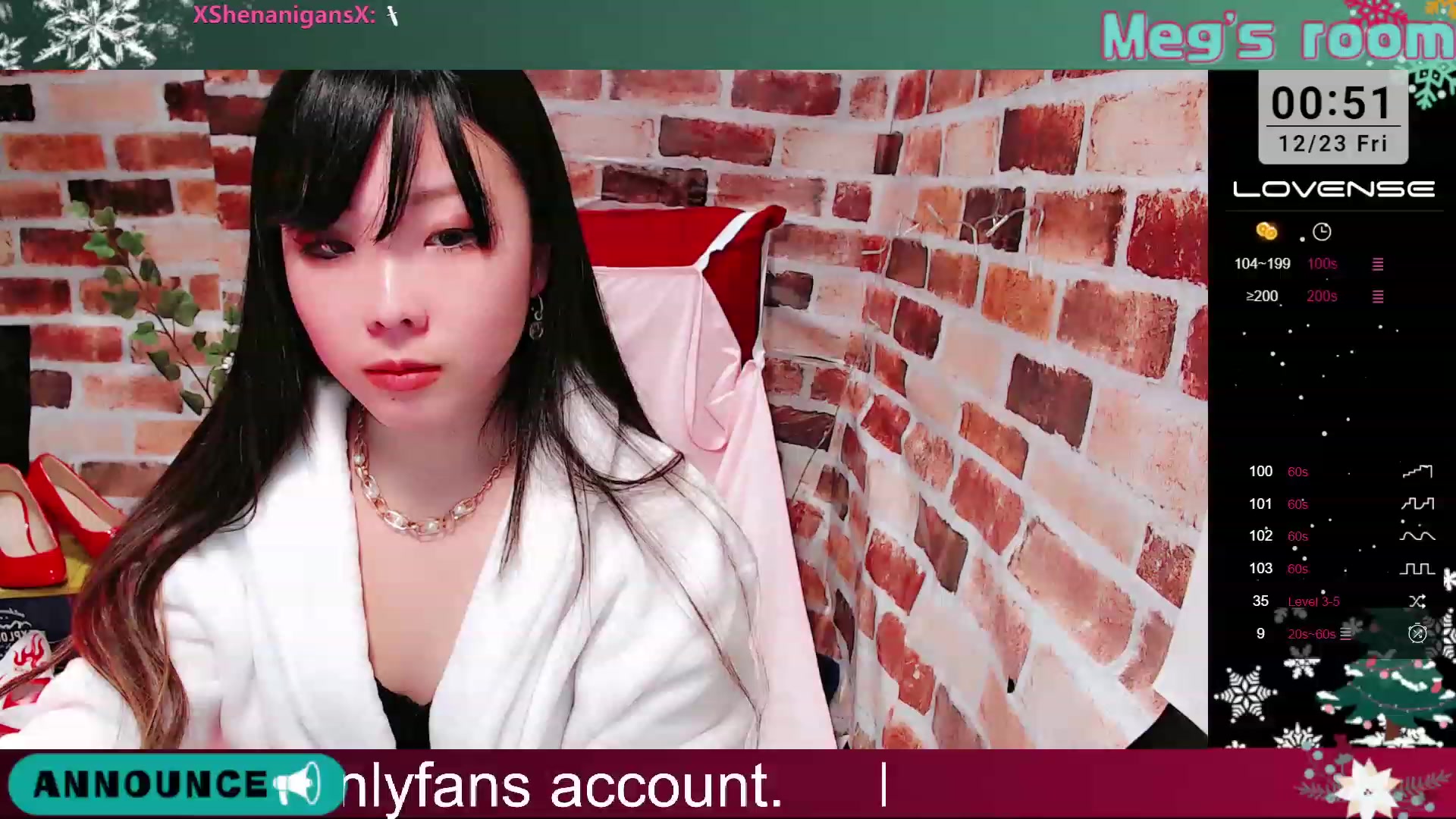 Gallery image thumbnail from Meg_s2's myfreecams stream on, 12/23/2022, 09:25 image 5 of 20