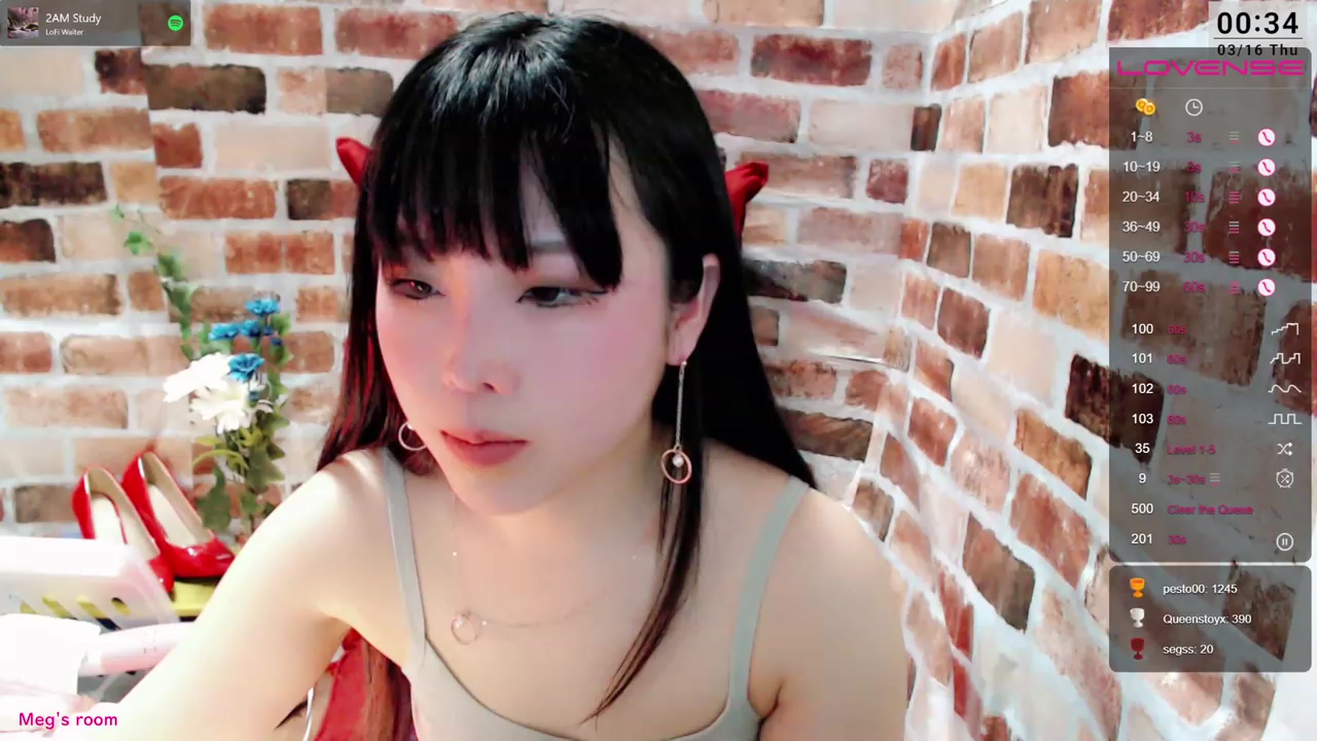 Gallery image thumbnail from Meg_s2's myfreecams stream on, 03/16/2023, 08:12 image 12 of 20