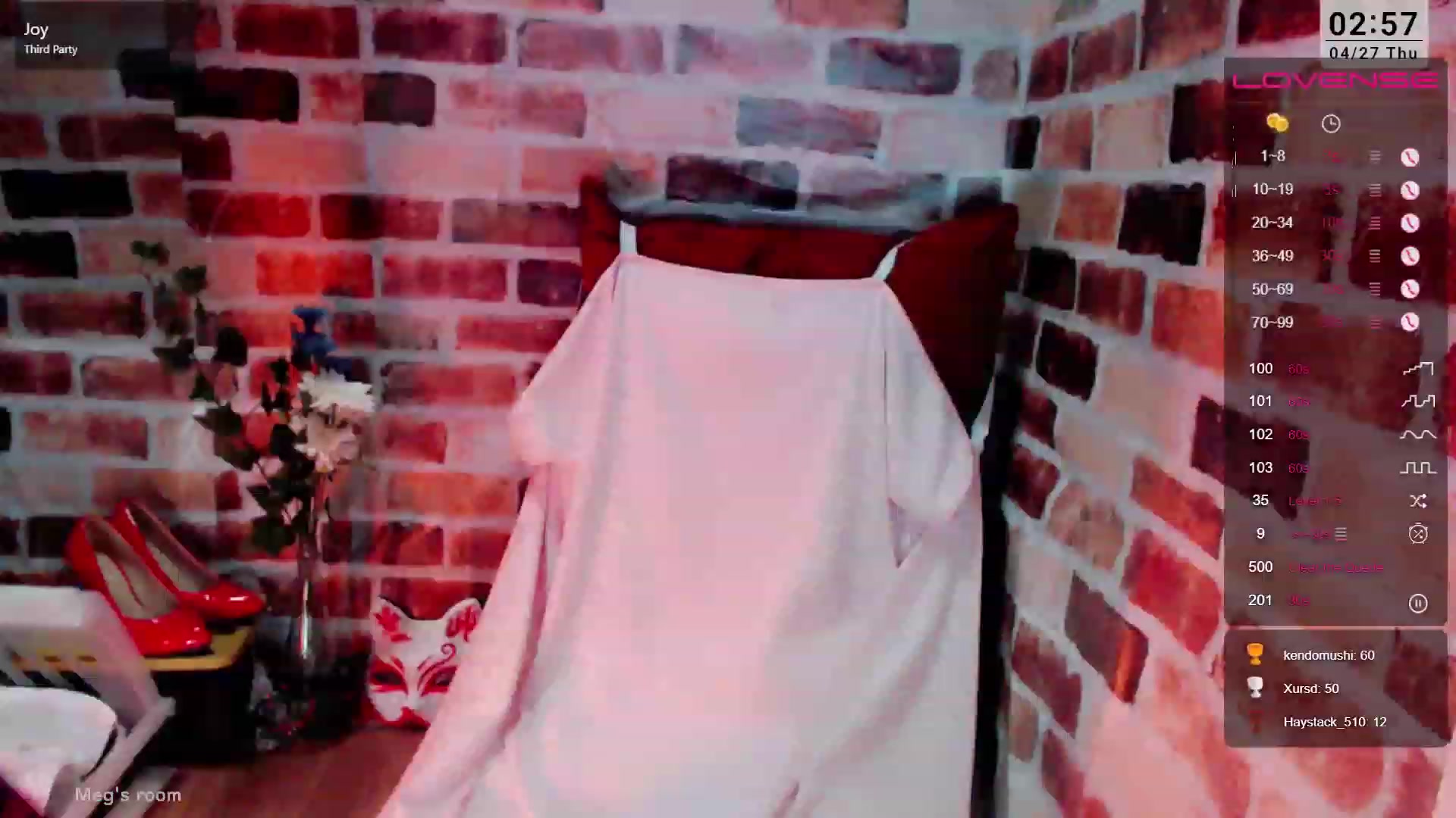 Gallery image thumbnail from Meg_s2's myfreecams stream on, 04/27/2023, 10:04 image 17 of 20