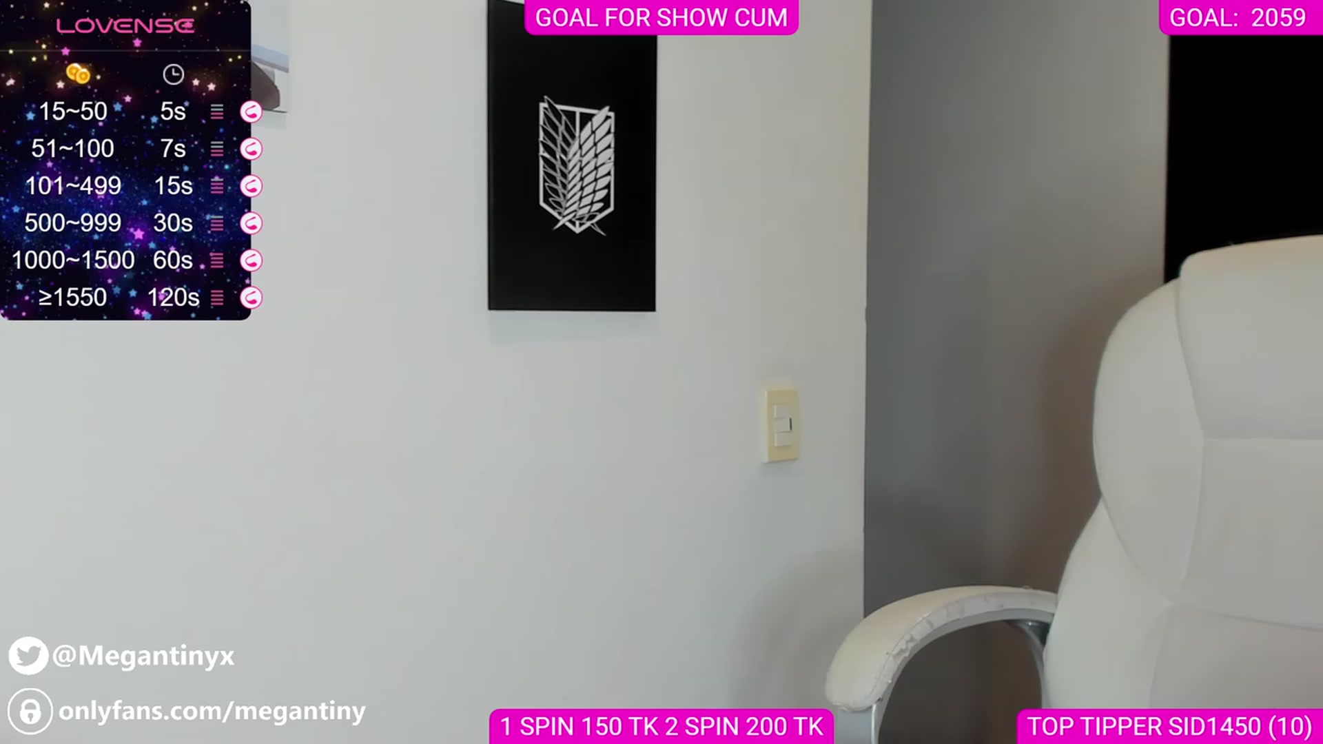 Gallery image thumbnail from MeganTiny's myfreecams stream on, 11/02/2023, 02:33 image 19 of 20