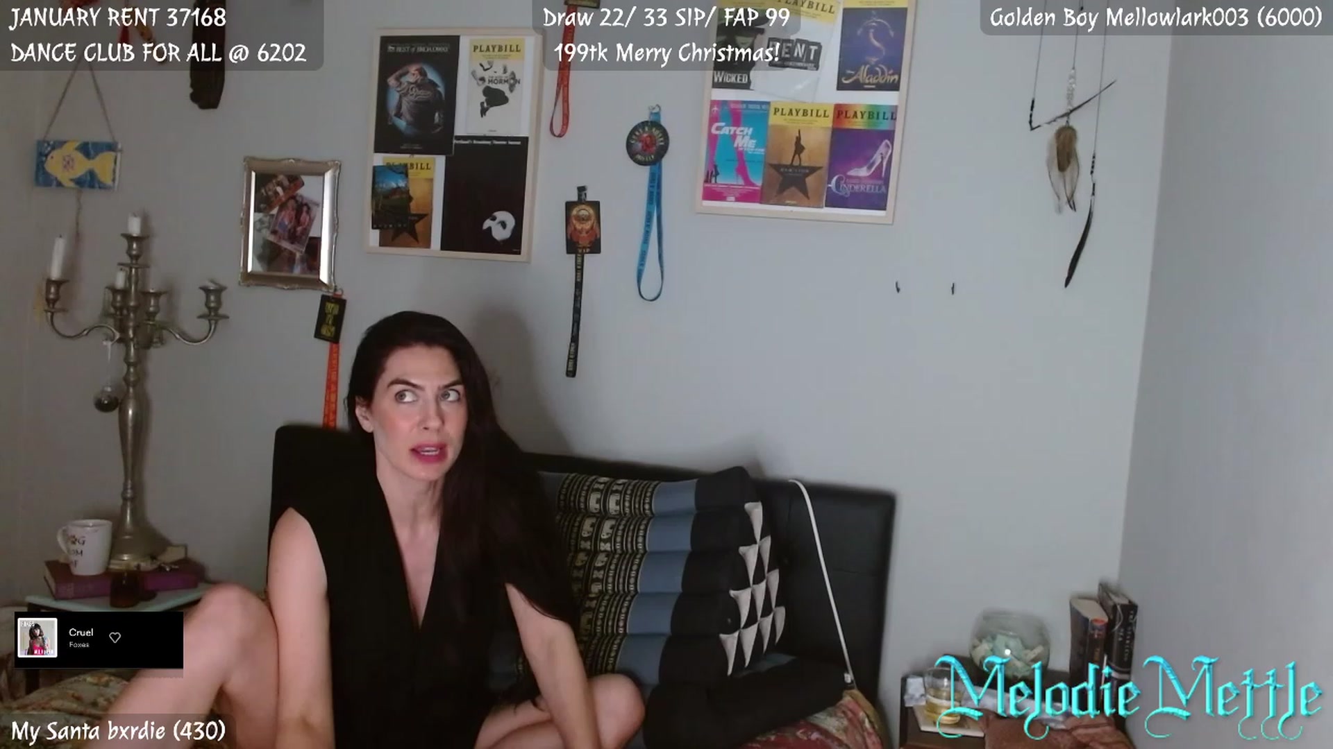 Gallery image thumbnail from MelodieMettle's myfreecams stream on, 12/25/2023, 02:49 image 15 of 20