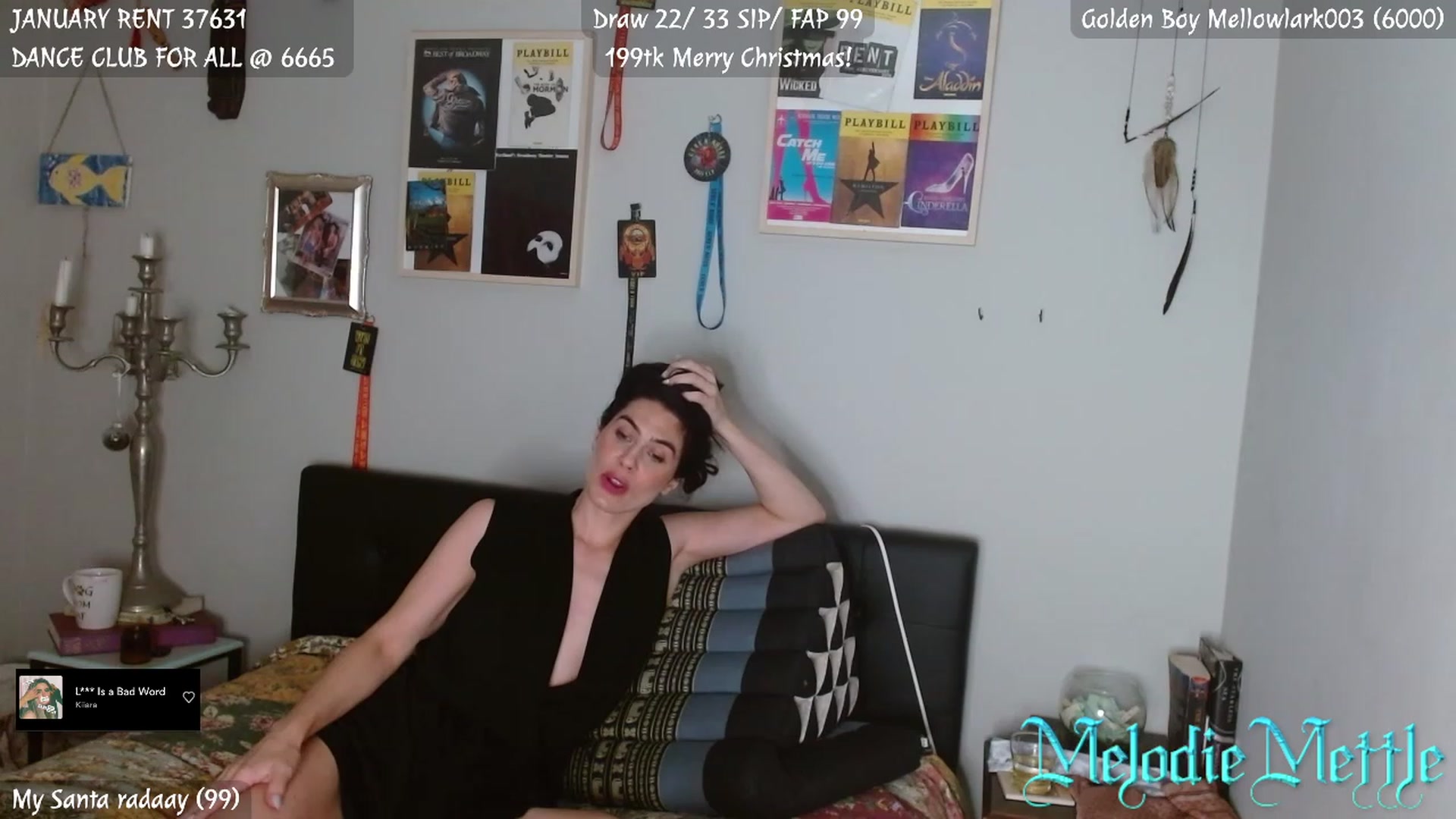 Gallery image thumbnail from MelodieMettle's myfreecams stream on, 12/25/2023, 02:49 image 5 of 20