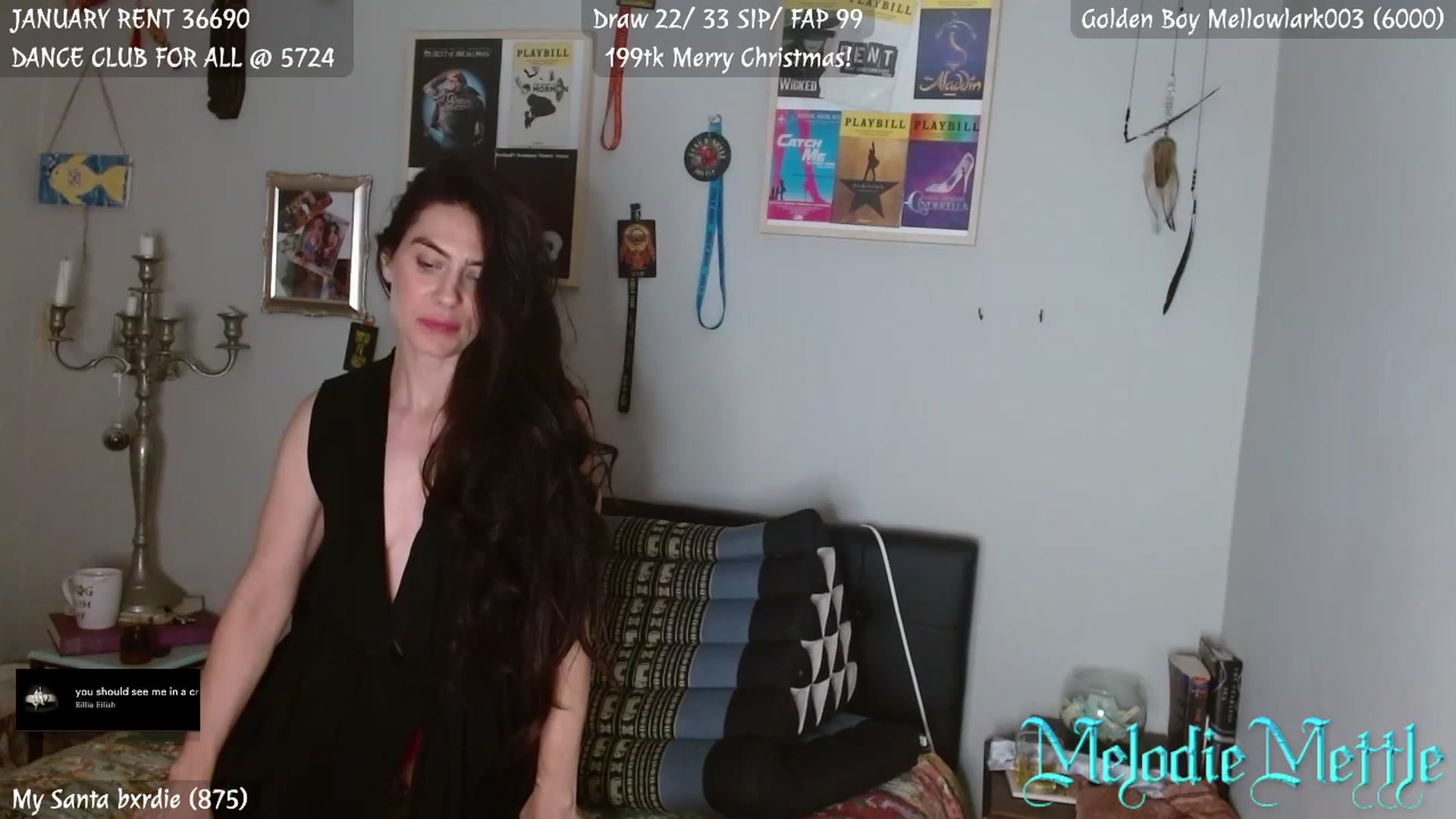 Gallery image thumbnail from MelodieMettle's myfreecams stream on, 12/25/2023, 04:33 image 10 of 20