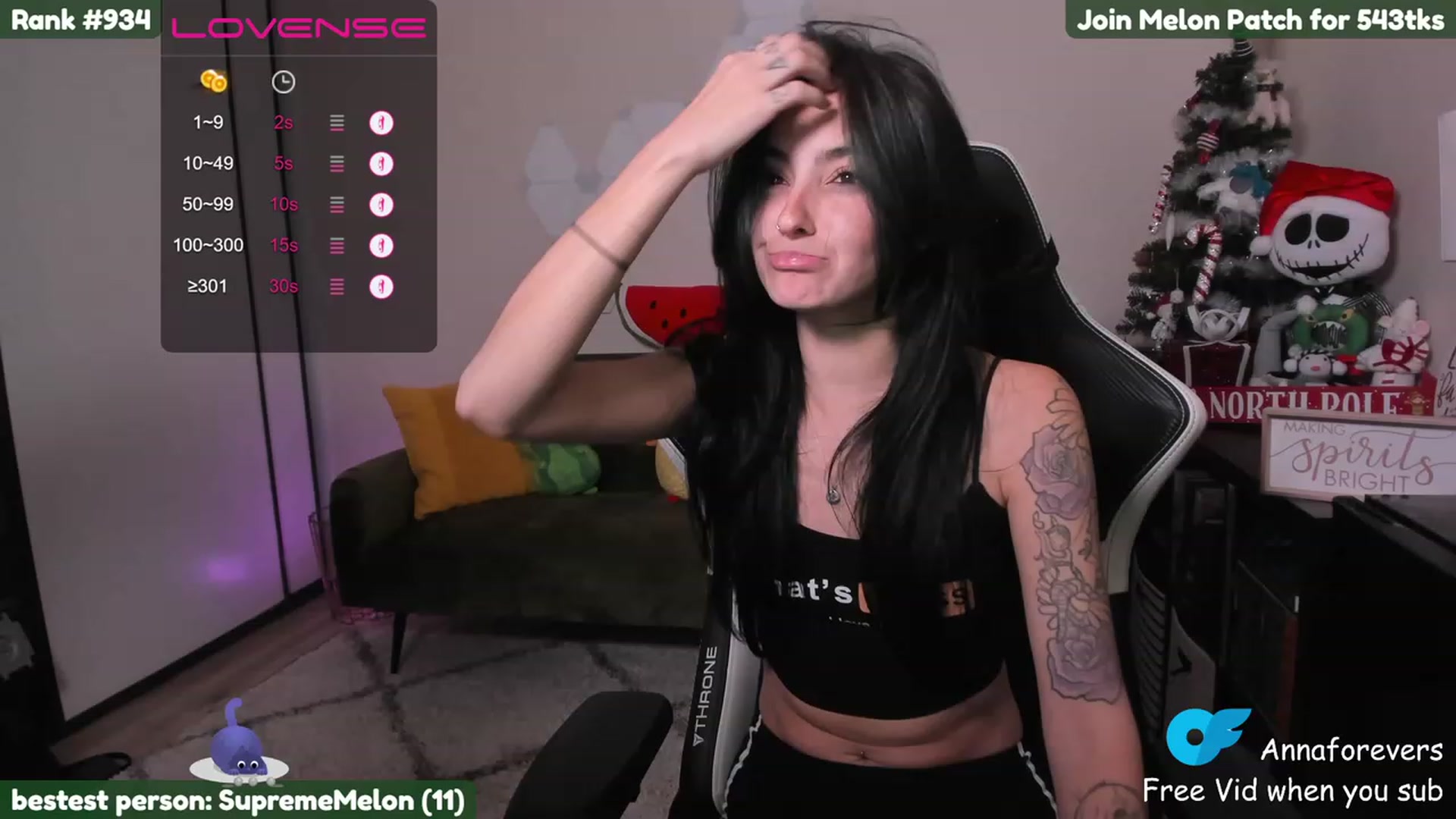 Gallery image thumbnail from Melon's myfreecams stream on, 01/03/2023, 05:06 image 1 of 20
