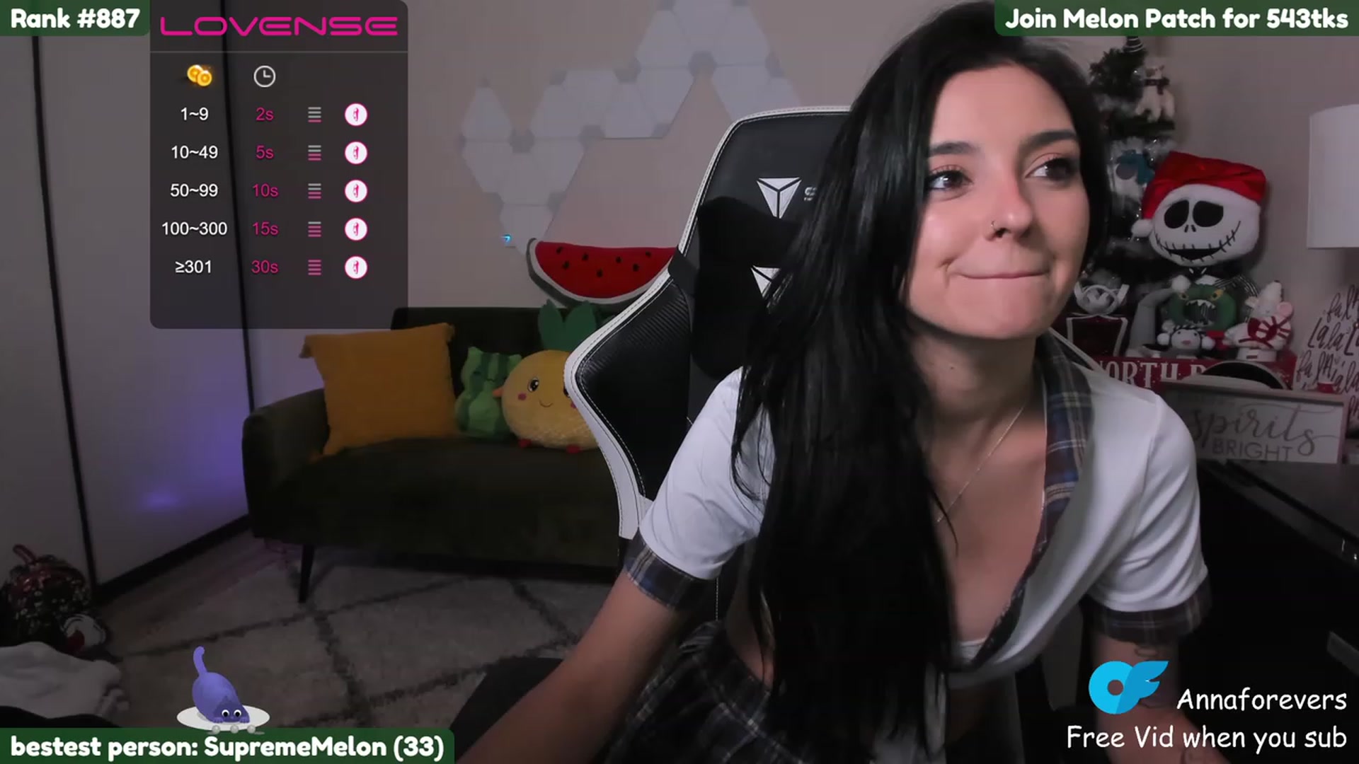 Gallery image thumbnail from Melon's myfreecams stream on, 01/04/2023, 05:05 image 1 of 20