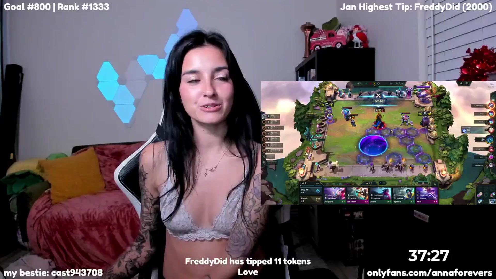 Gallery image thumbnail from Melon's myfreecams stream on, 01/27/2024, 05:01 image 3 of 20