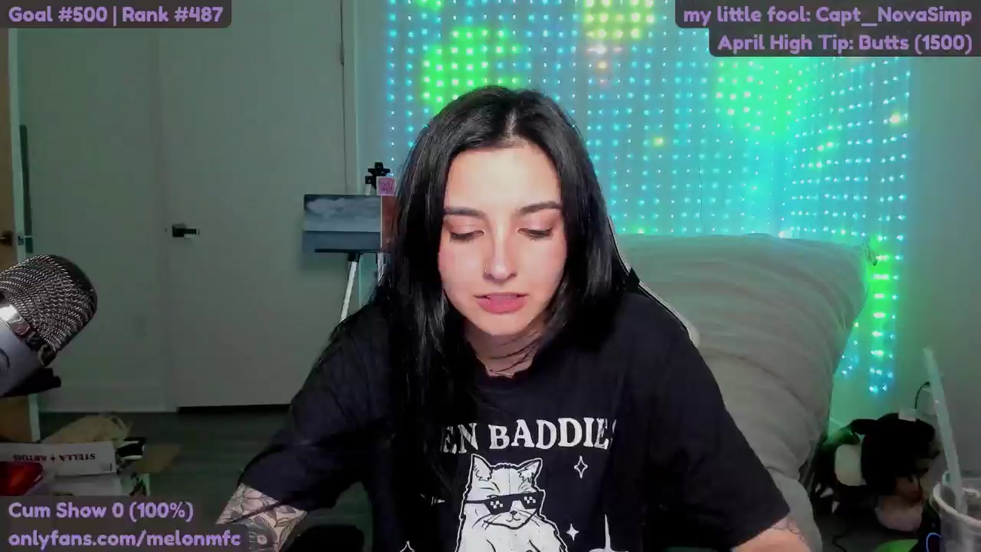 Gallery image thumbnail from Melon's myfreecams stream on, 04/07/2025, 04:38 image 2 of 20