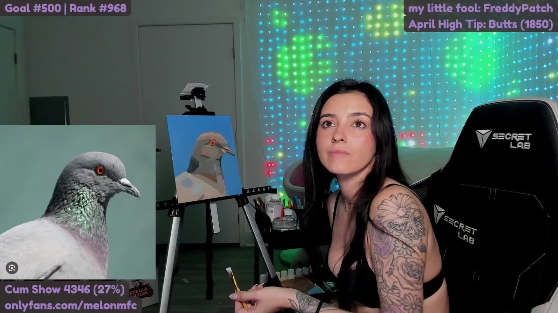 Gallery image thumbnail from Melon's myfreecams stream on, 04/26/2025, 04:32 image 12 of 20
