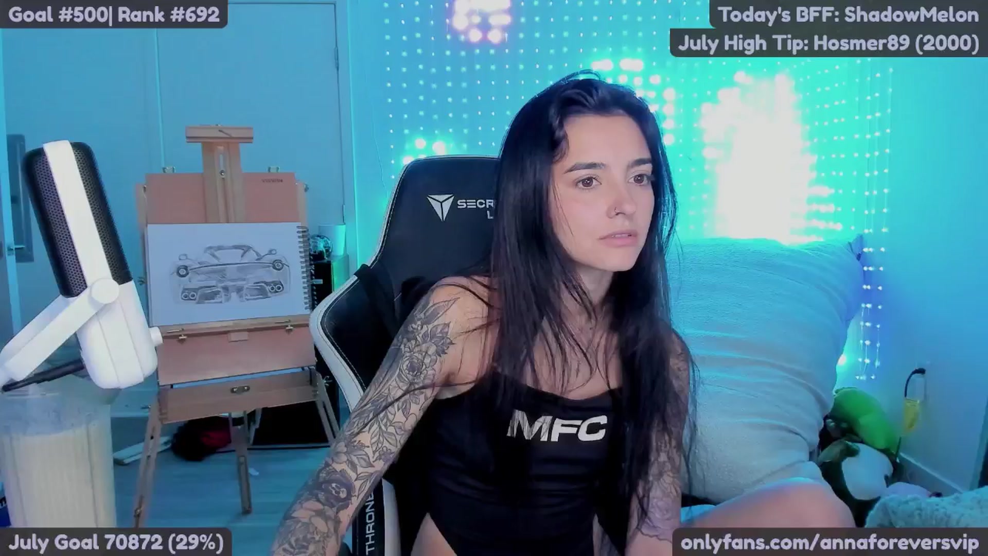 Gallery image thumbnail from Melon's myfreecams stream on, 07/17/2025, 19:04 image 2 of 20