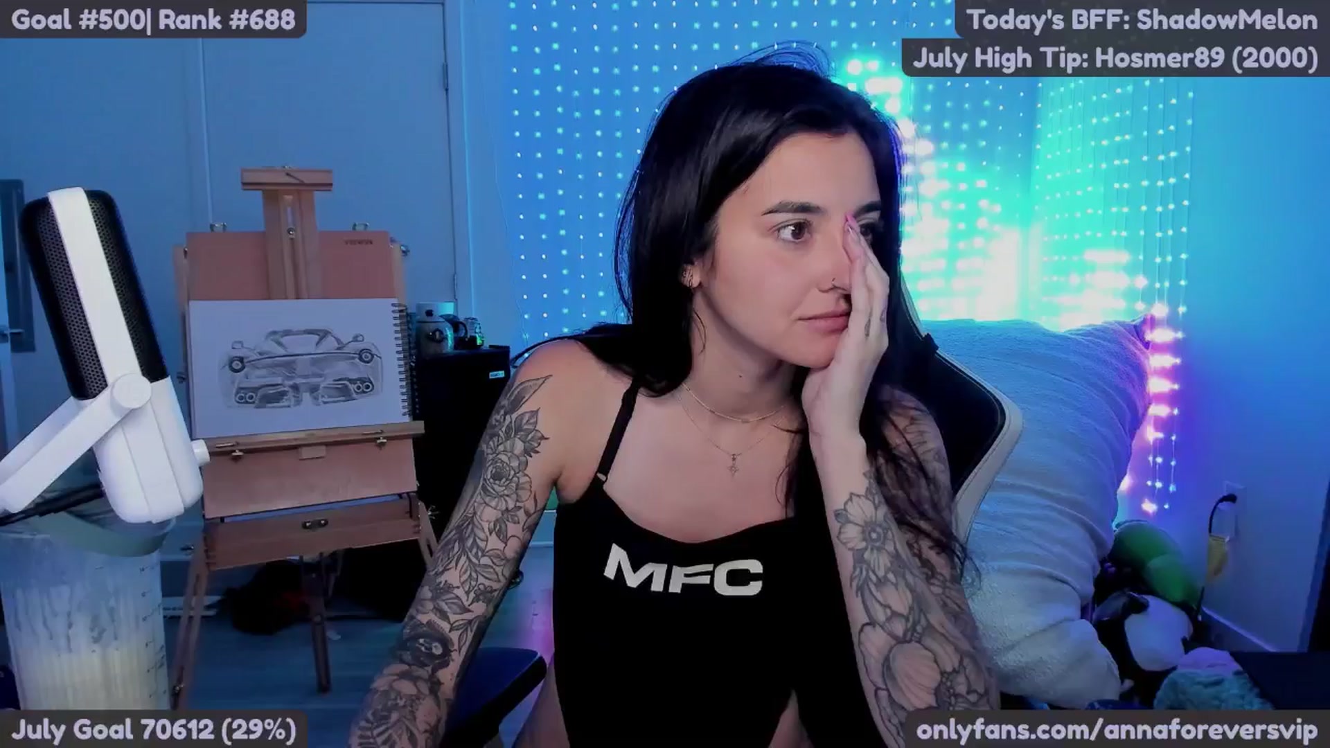 Gallery image thumbnail from Melon's myfreecams stream on, 07/17/2025, 19:04 image 6 of 20