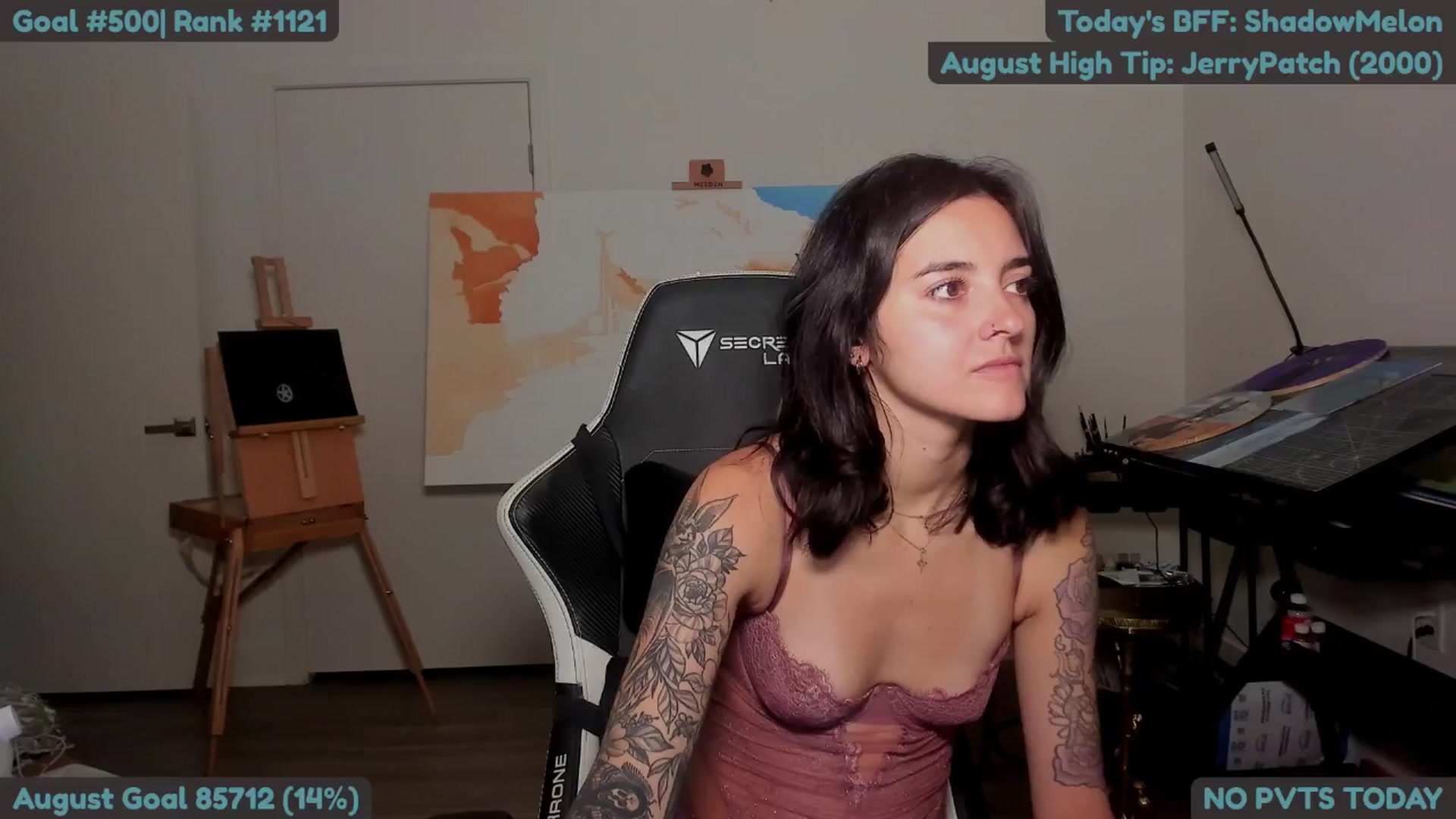 Gallery image thumbnail from Melon's myfreecams stream on, 08/16/2025, 03:23 image 7 of 20