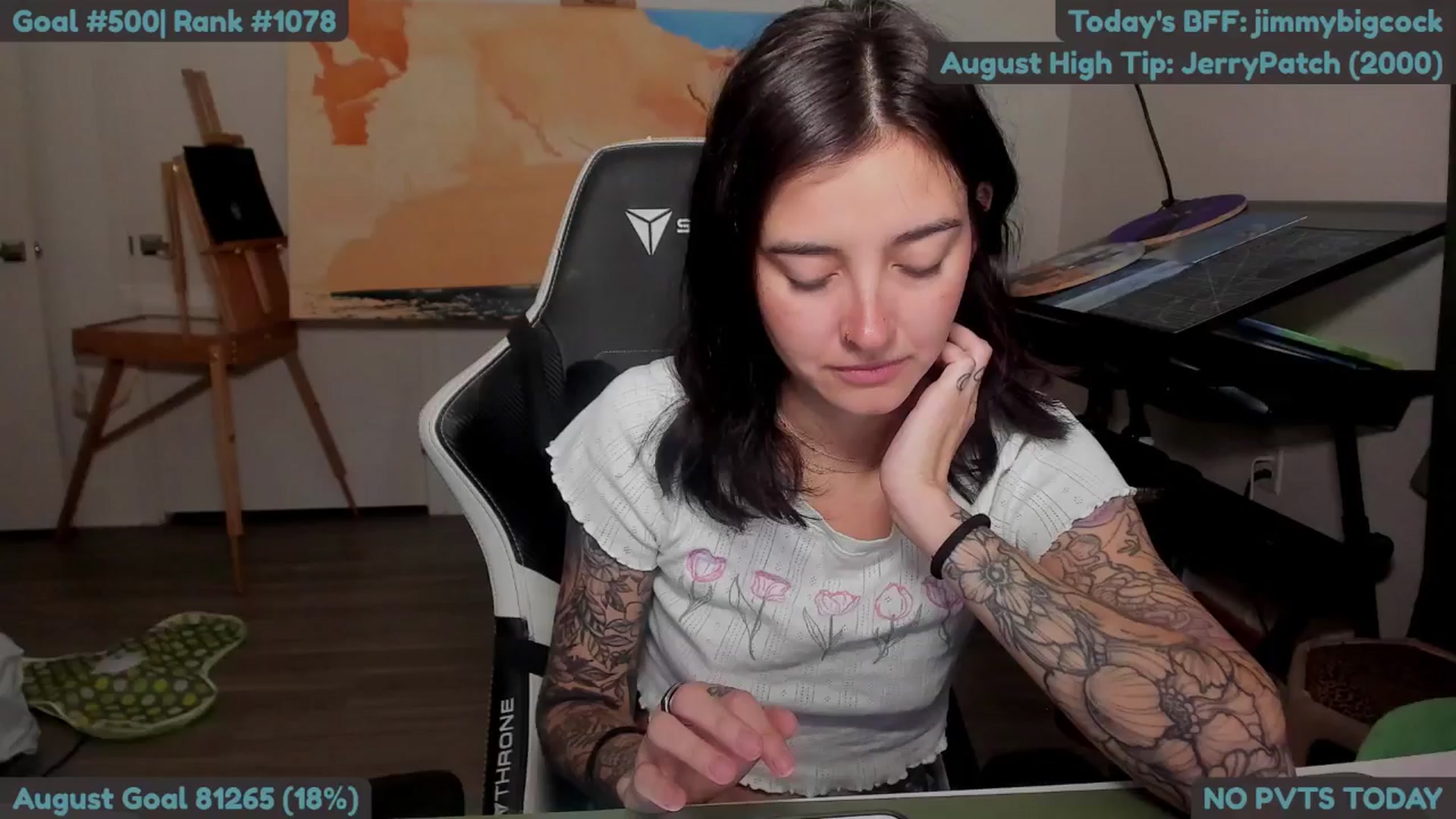 Gallery image thumbnail from Melon's myfreecams stream on, 08/19/2025, 20:20 image 5 of 20