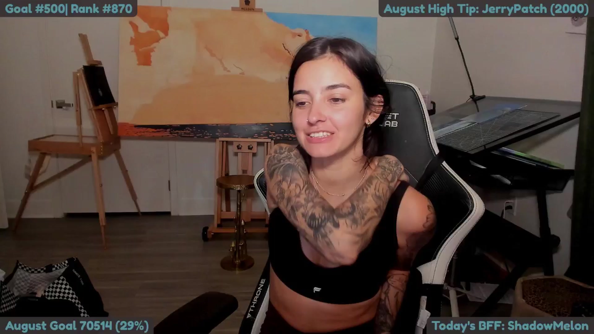 Gallery image thumbnail from Melon's myfreecams stream on, 08/27/2025, 03:28 image 1 of 20