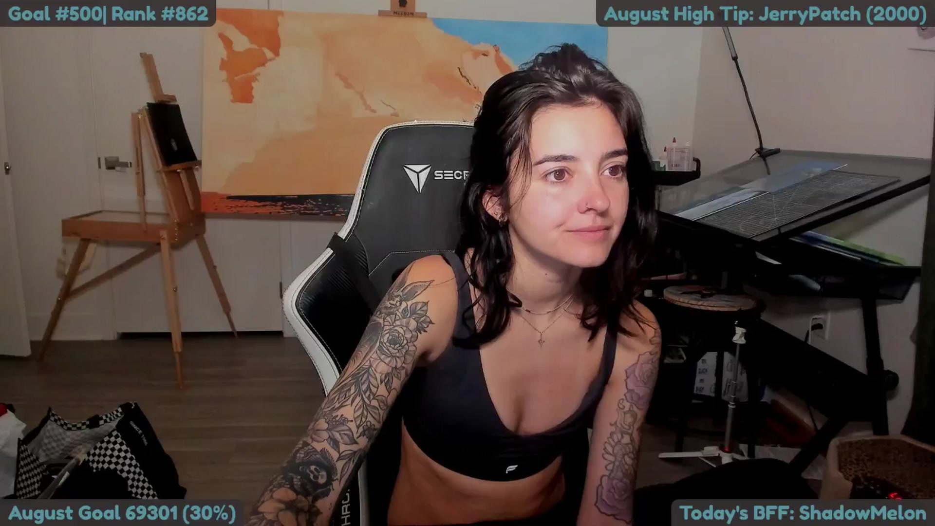 Gallery image thumbnail from Melon's myfreecams stream on, 08/27/2025, 20:02 image 1 of 20