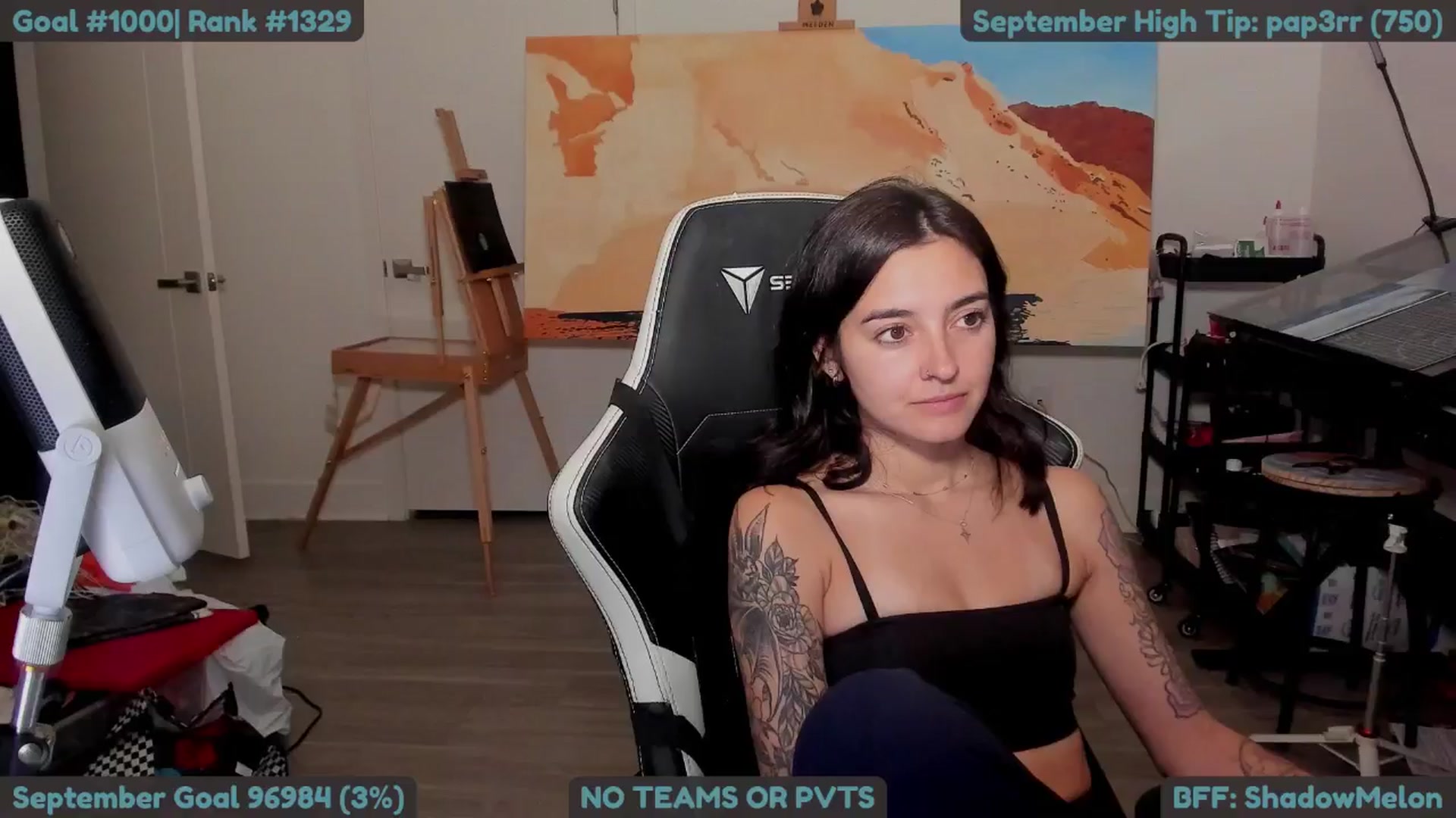 Gallery image thumbnail from Melon's myfreecams stream on, 09/04/2025, 01:42 image 17 of 20