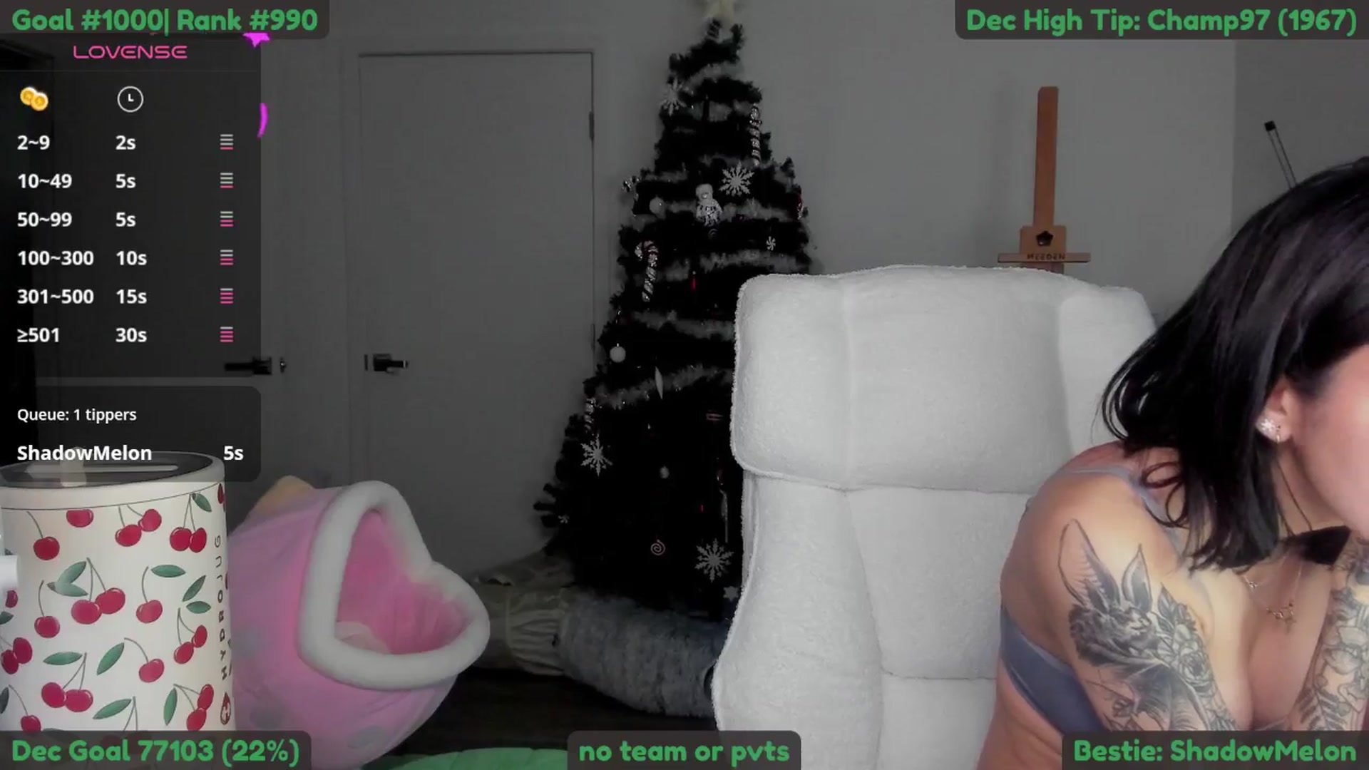 Gallery image thumbnail from Melon's myfreecams stream on, 12/20/2025, 23:01 image 20 of 20