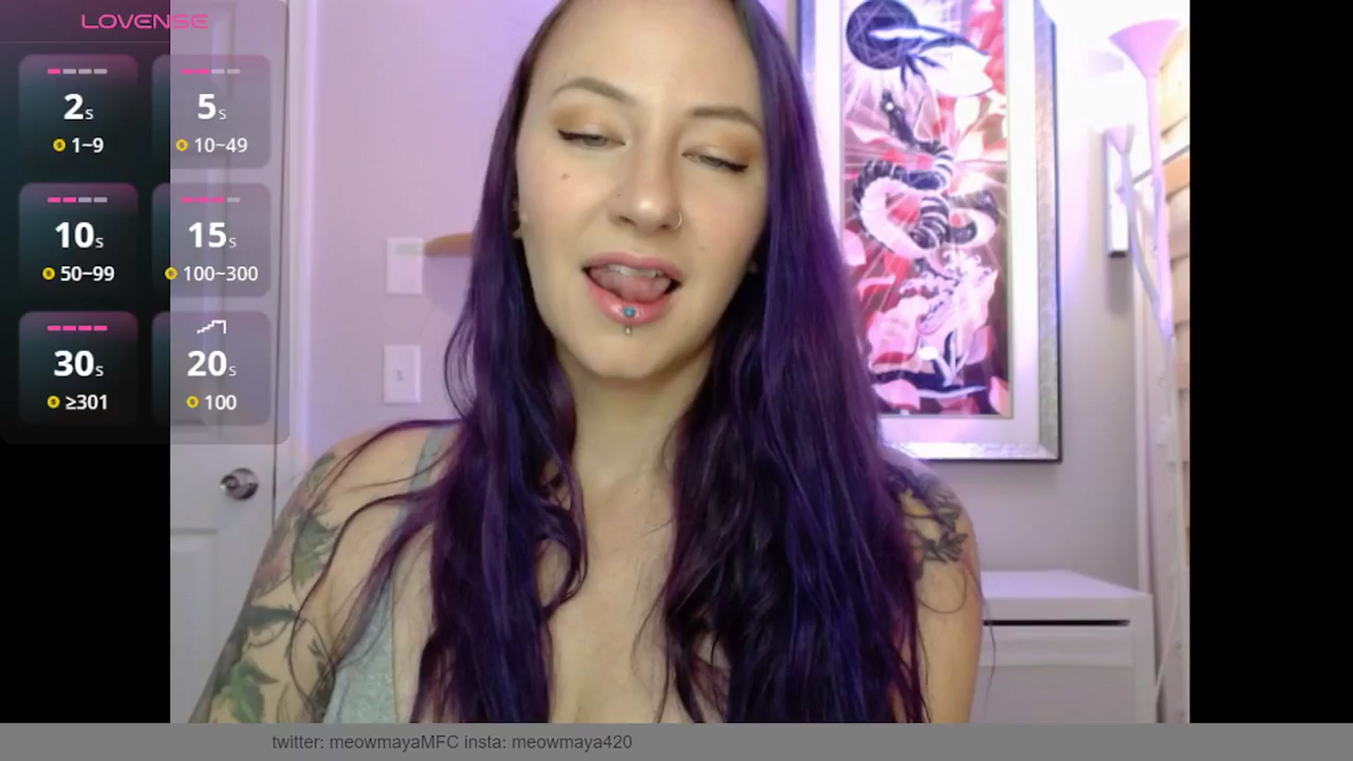 Gallery image thumbnail from MeowMaya's myfreecams stream on, 10/21/2024, 15:07 image 3 of 20