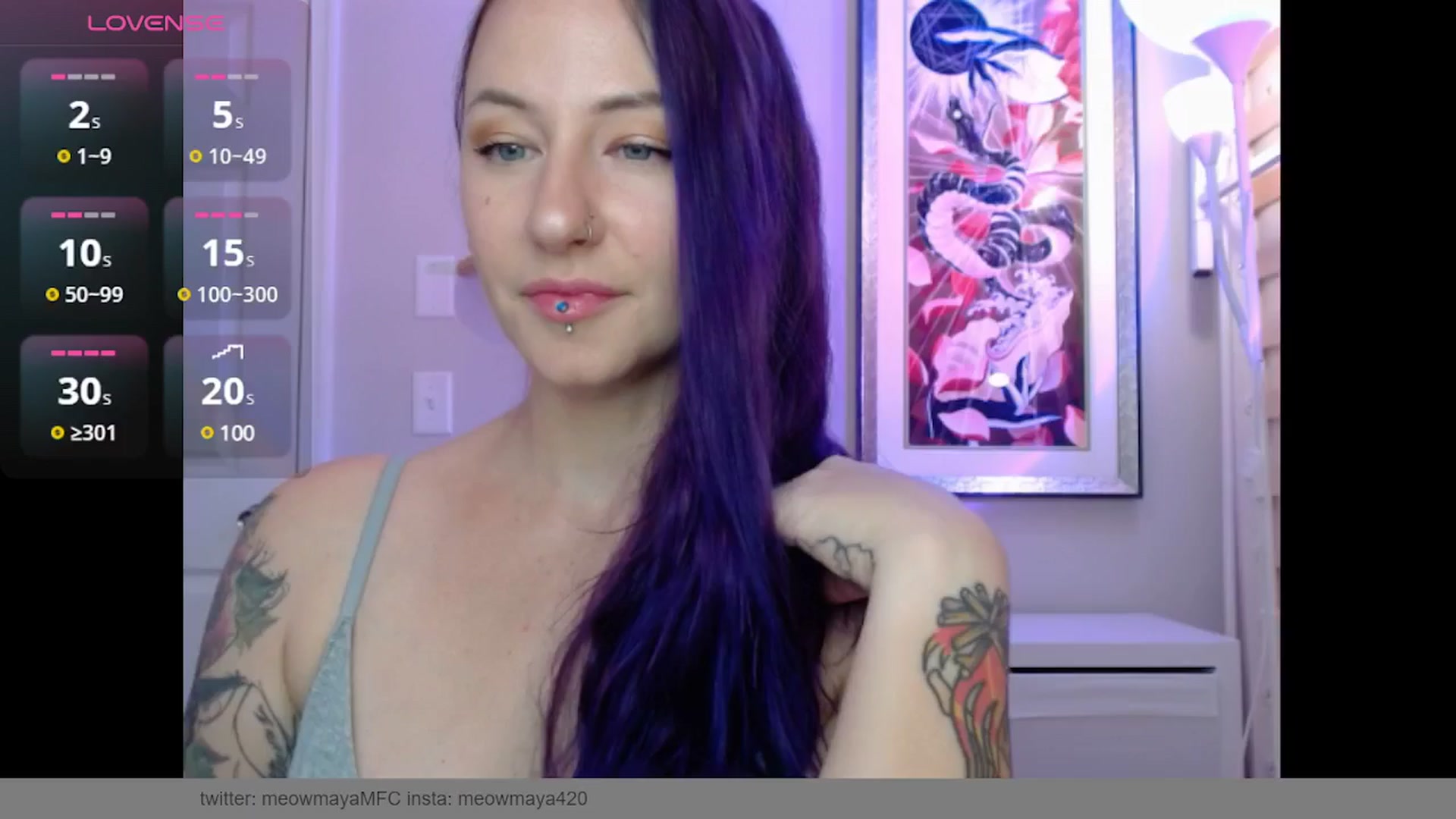 Gallery image thumbnail from MeowMaya's myfreecams stream on, 10/21/2024, 15:07 image 8 of 20