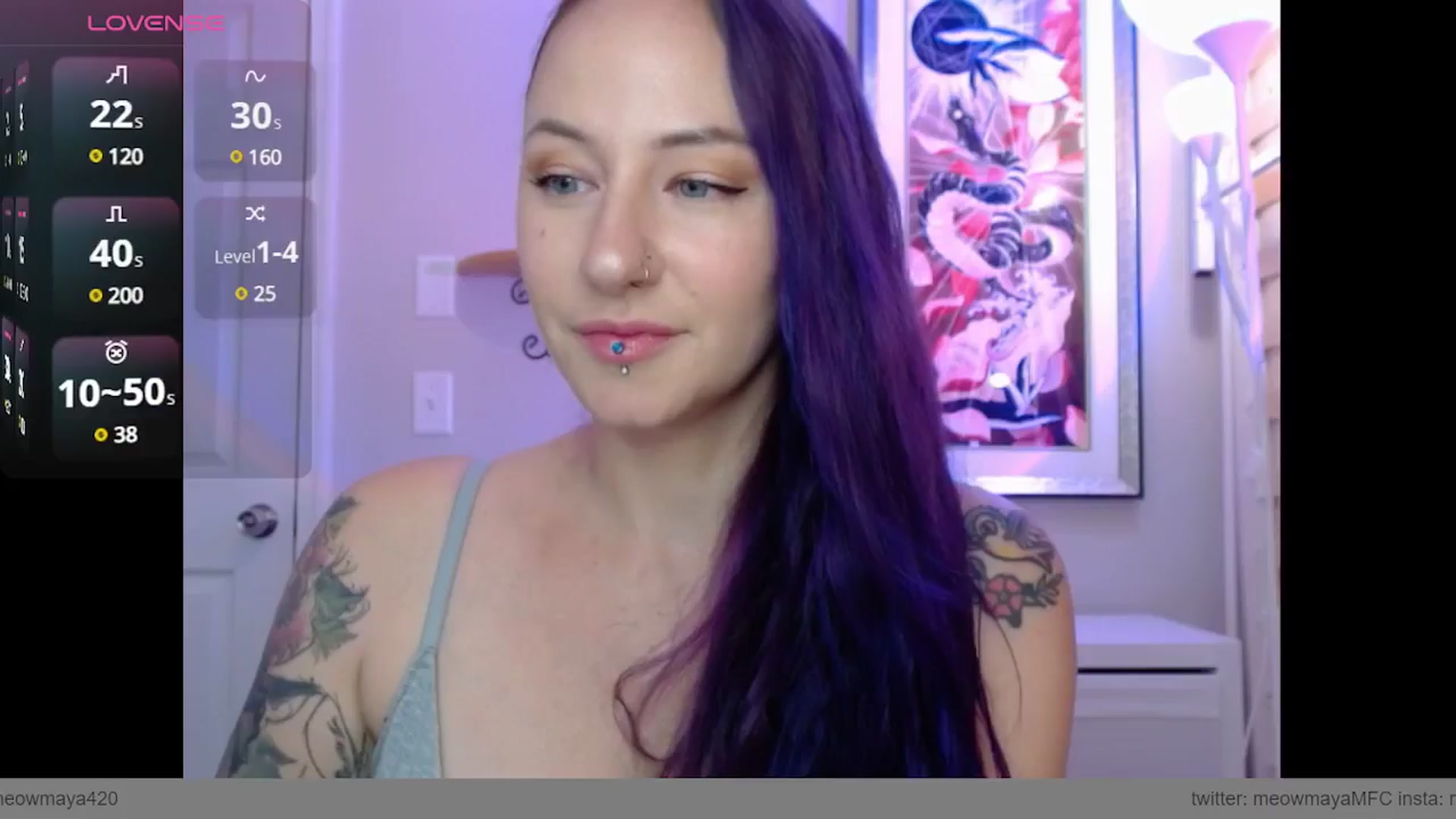 Gallery image thumbnail from MeowMaya's myfreecams stream on, 10/21/2024, 15:07 image 17 of 20