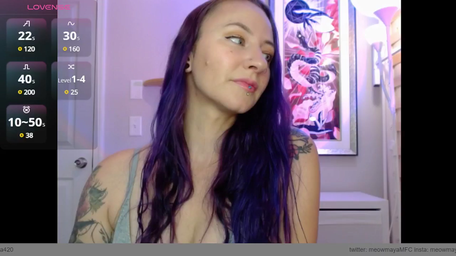 Gallery image thumbnail from MeowMaya's myfreecams stream on, 10/21/2024, 15:07 image 6 of 20