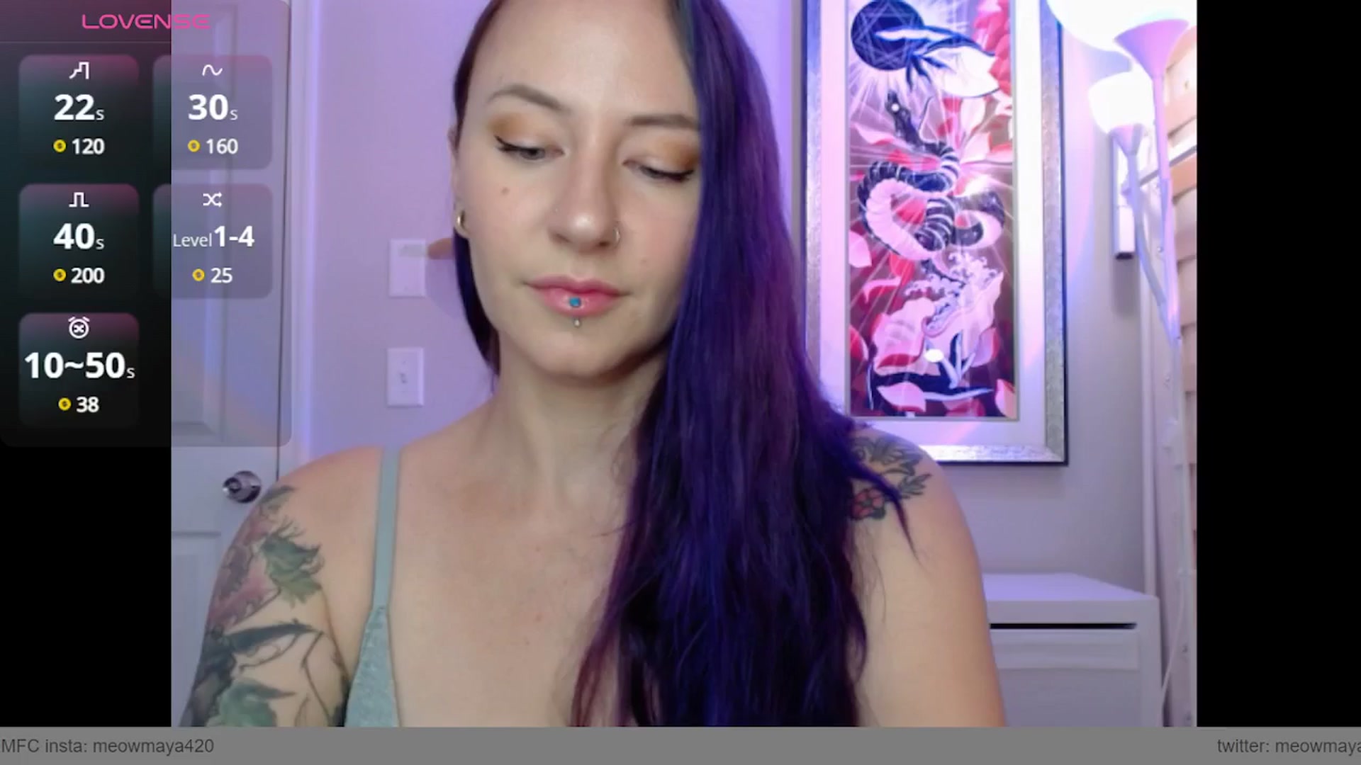 Gallery image thumbnail from MeowMaya's myfreecams stream on, 10/21/2024, 15:07 image 12 of 20