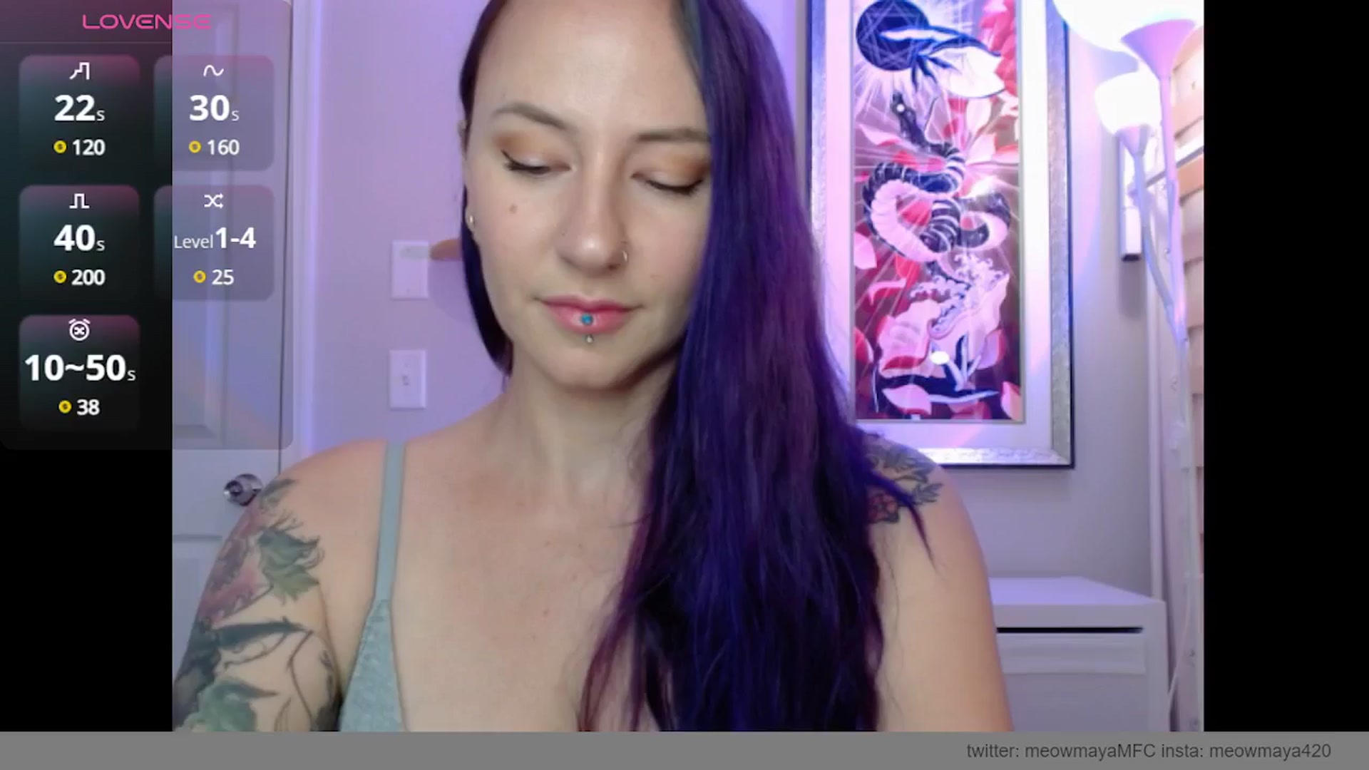 Gallery image thumbnail from MeowMaya's myfreecams stream on, 10/21/2024, 15:07 image 11 of 20