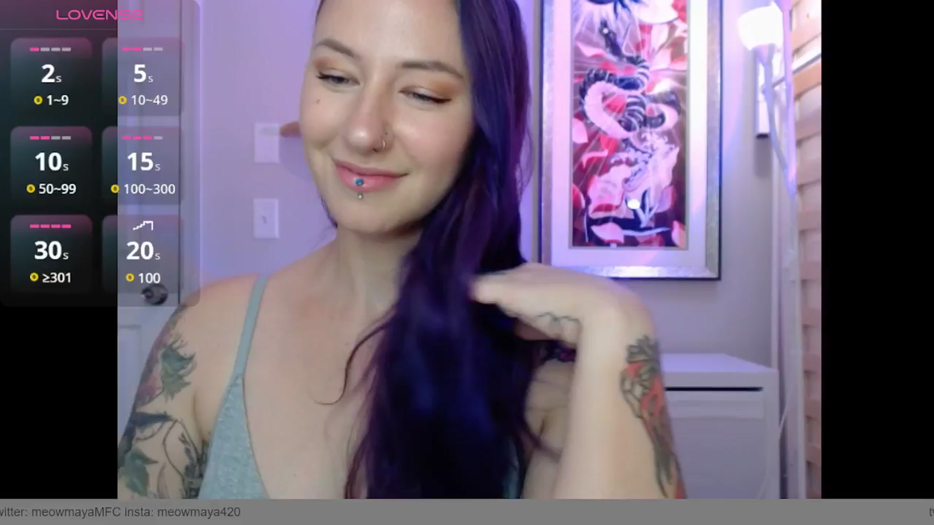 Gallery image thumbnail from MeowMaya's myfreecams stream on, 10/21/2024, 16:15 image 1 of 20