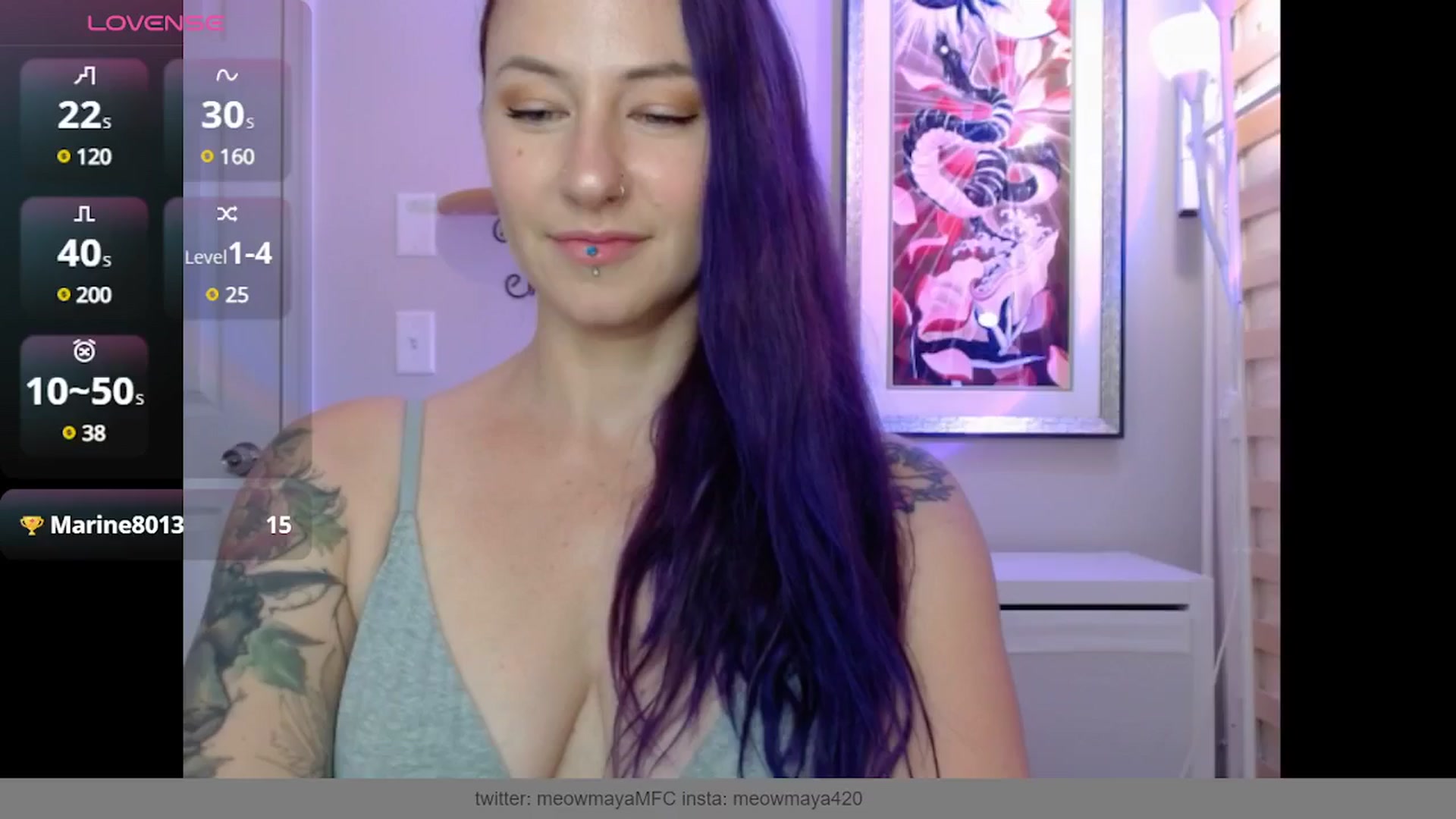 Gallery image thumbnail from MeowMaya's myfreecams stream on, 10/21/2024, 16:15 image 3 of 20