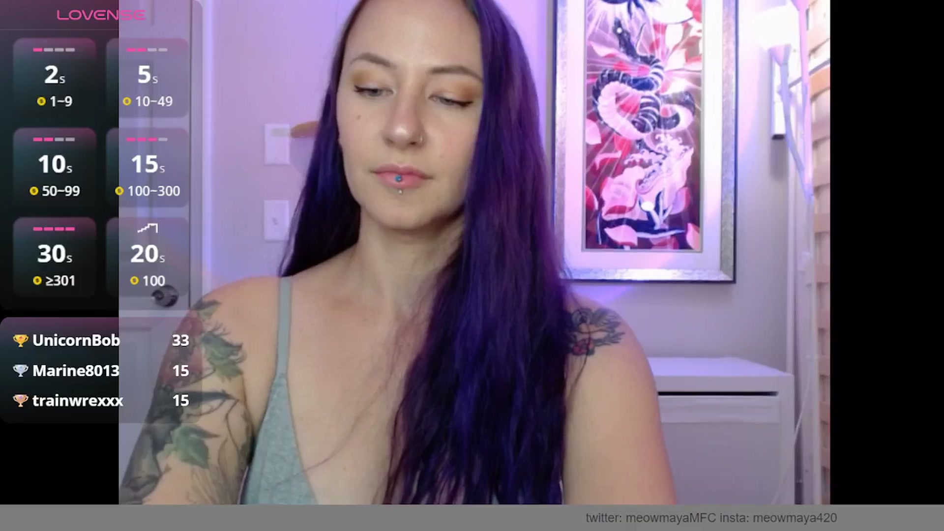 Gallery image thumbnail from MeowMaya's myfreecams stream on, 10/21/2024, 16:15 image 11 of 20