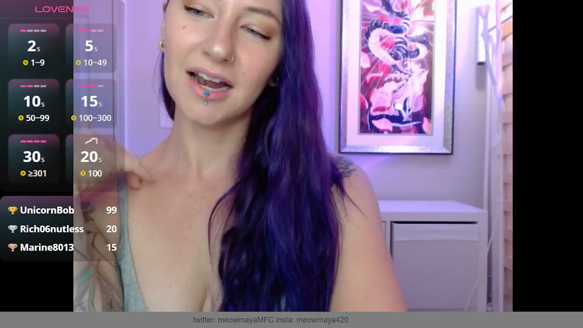 Gallery image thumbnail from MeowMaya's myfreecams stream on, 10/21/2024, 17:09 image 2 of 20