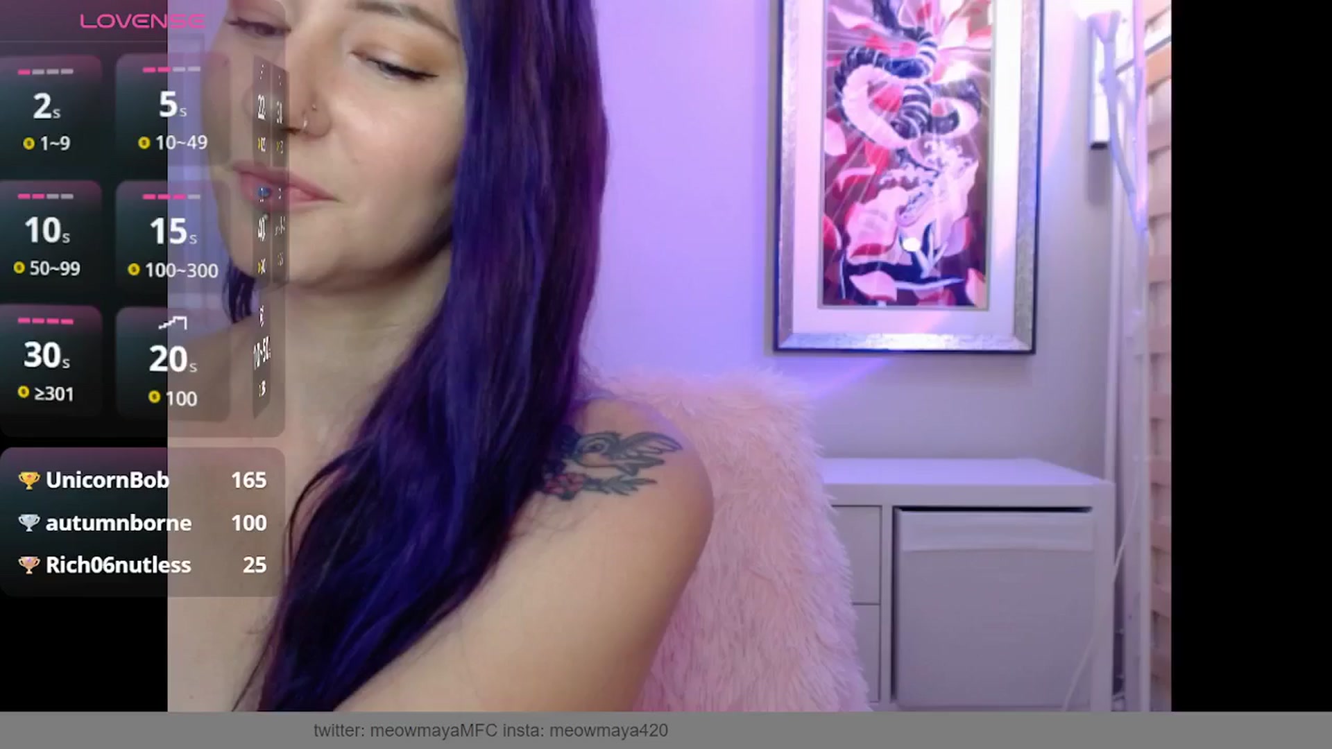 Gallery image thumbnail from MeowMaya's myfreecams stream on, 10/21/2024, 17:09 image 14 of 20