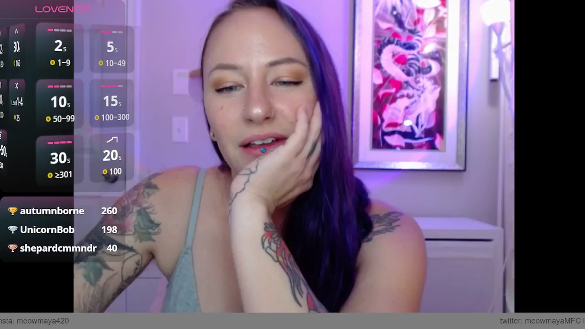Gallery image thumbnail from MeowMaya's myfreecams stream on, 10/21/2024, 17:51 image 8 of 20