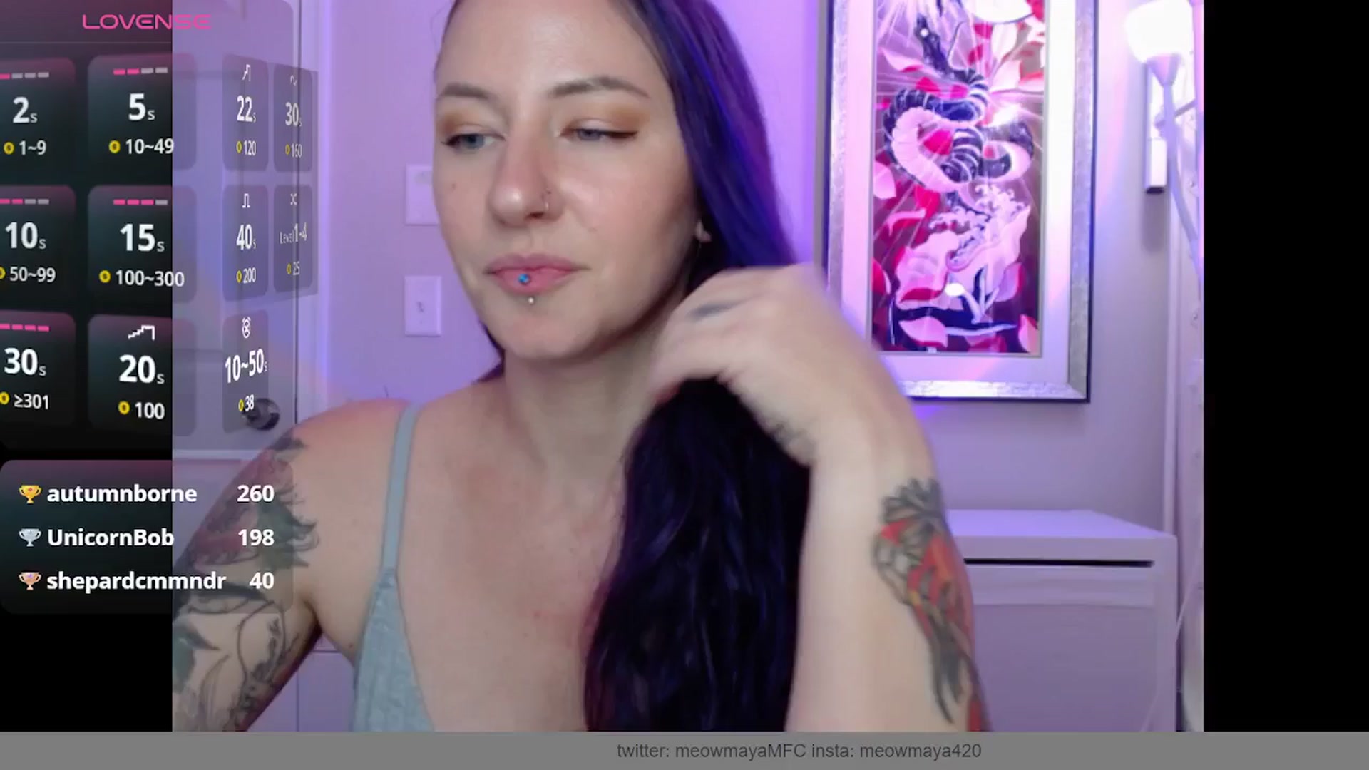 Gallery image thumbnail from MeowMaya's myfreecams stream on, 10/21/2024, 17:51 image 11 of 20
