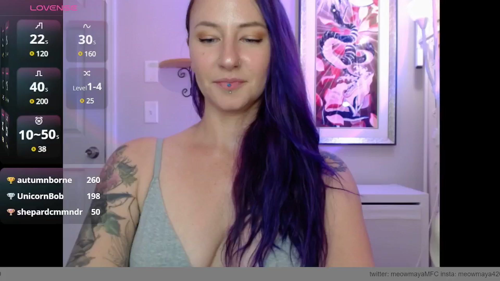 Gallery image thumbnail from MeowMaya's myfreecams stream on, 10/21/2024, 18:49 image 13 of 20