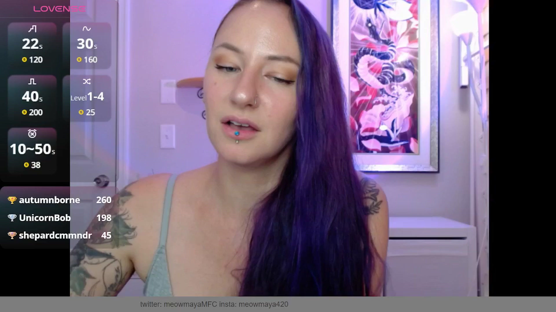 Gallery image thumbnail from MeowMaya's myfreecams stream on, 10/21/2024, 18:49 image 3 of 20