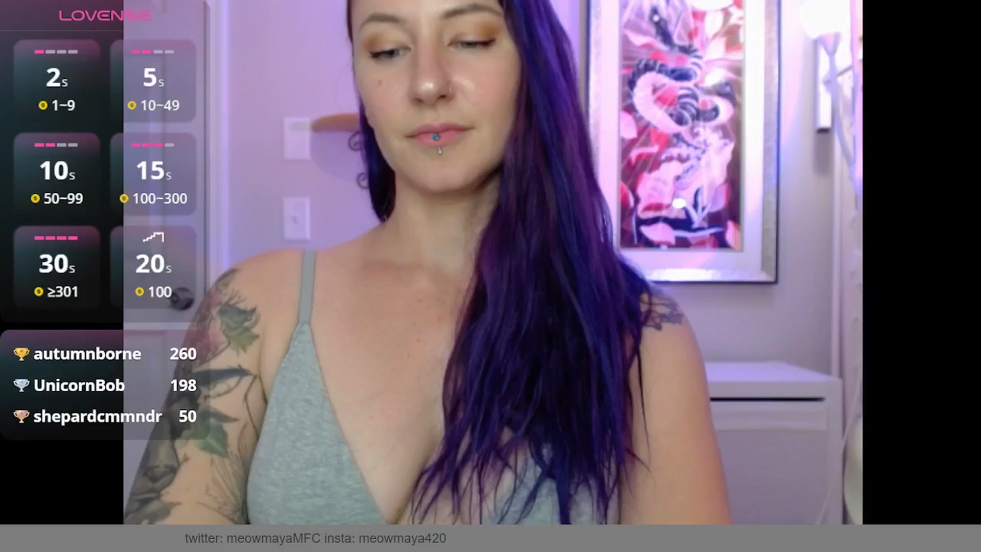 Gallery image thumbnail from MeowMaya's myfreecams stream on, 10/21/2024, 18:49 image 10 of 20