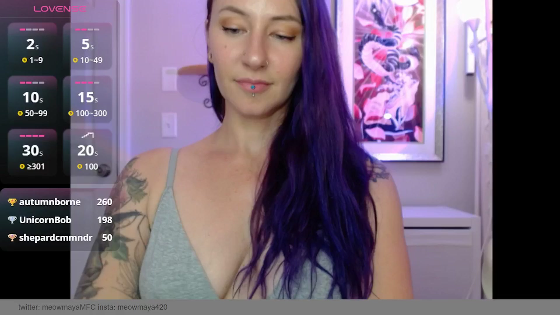 Gallery image thumbnail from MeowMaya's myfreecams stream on, 10/21/2024, 18:49 image 11 of 20